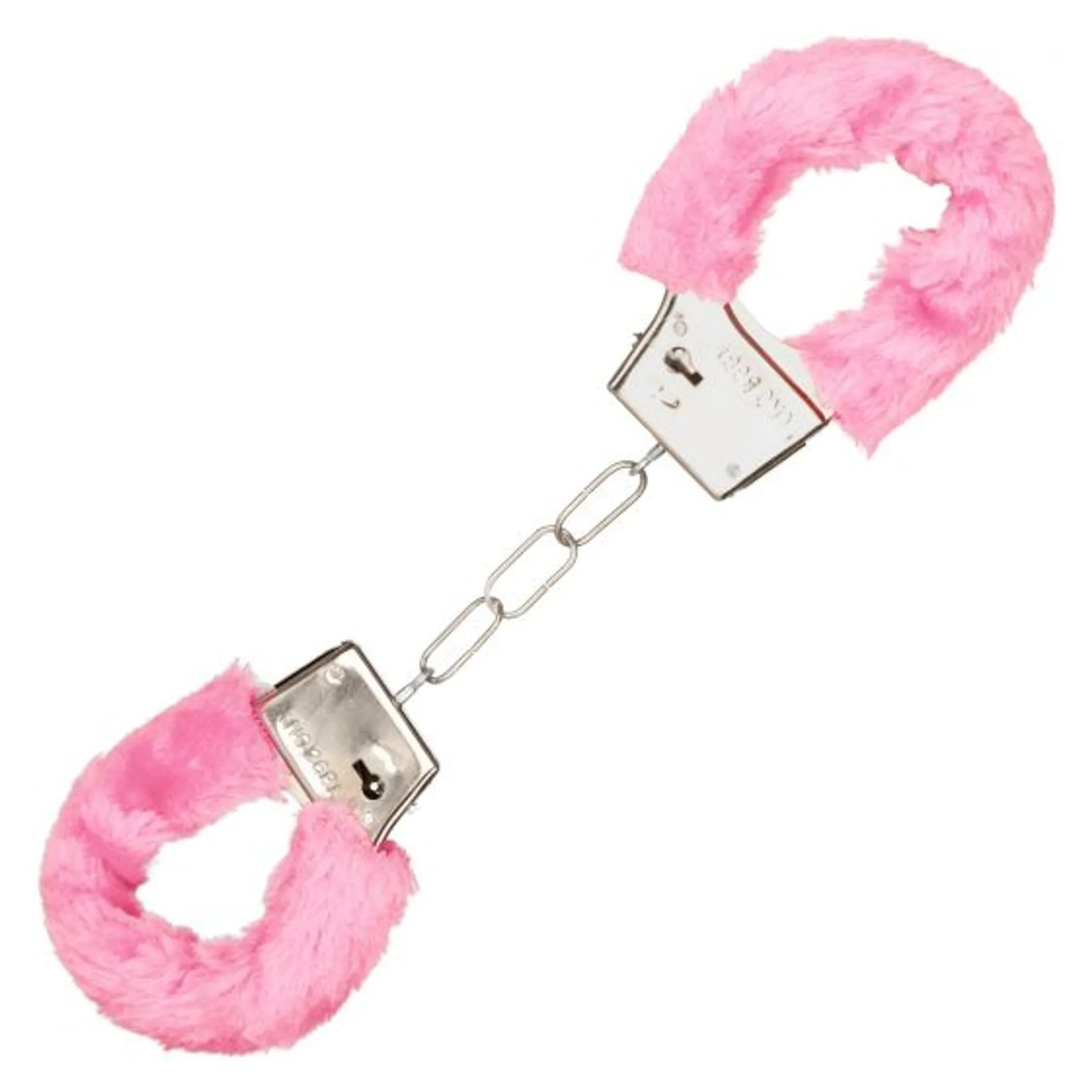 Playful Pink Furry Cuffs California Exotic Novelties
