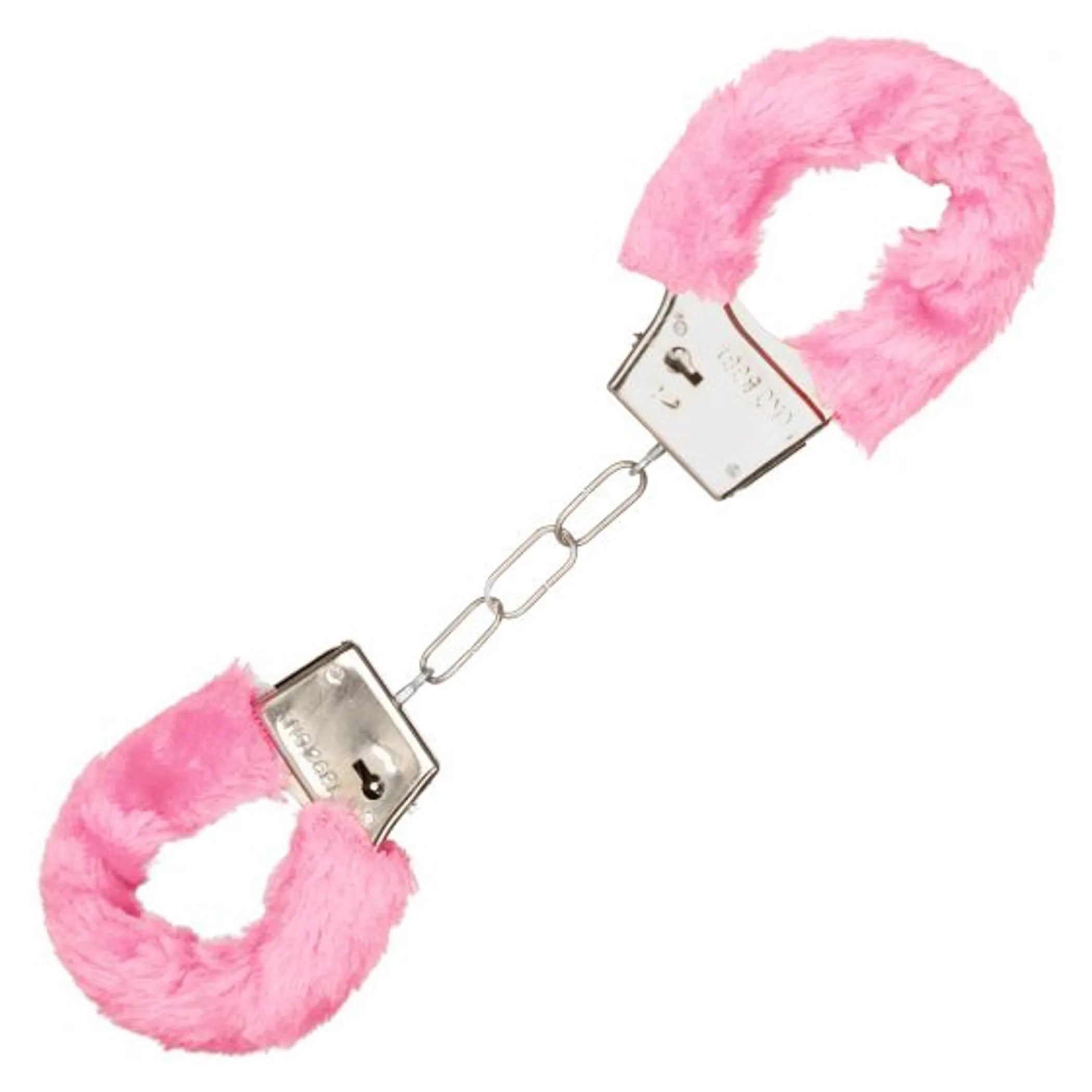 Playful Pink Furry Cuffs California Exotic Novelties