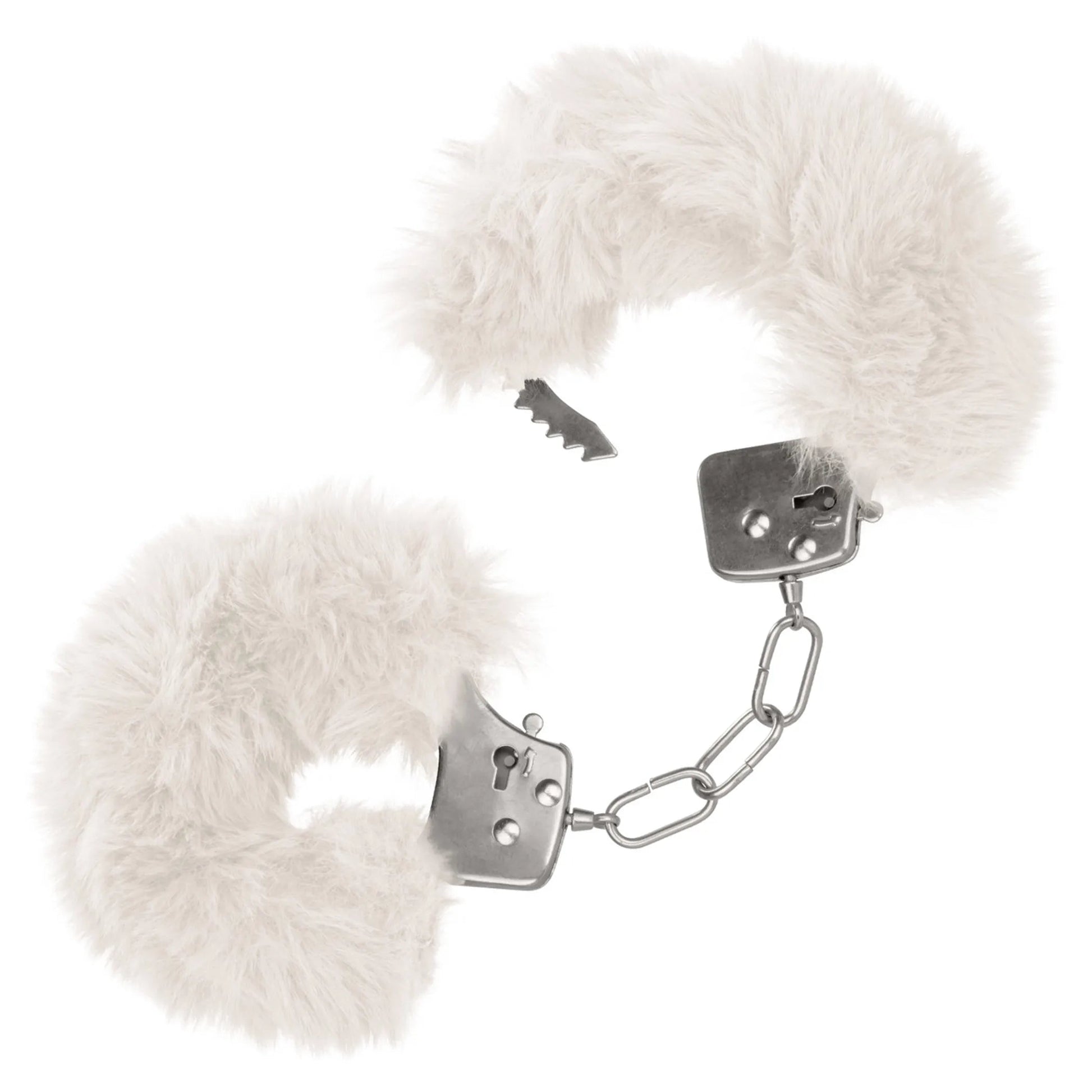 Ultra Fluffy Furry Cuffs White California Exotic Novelties