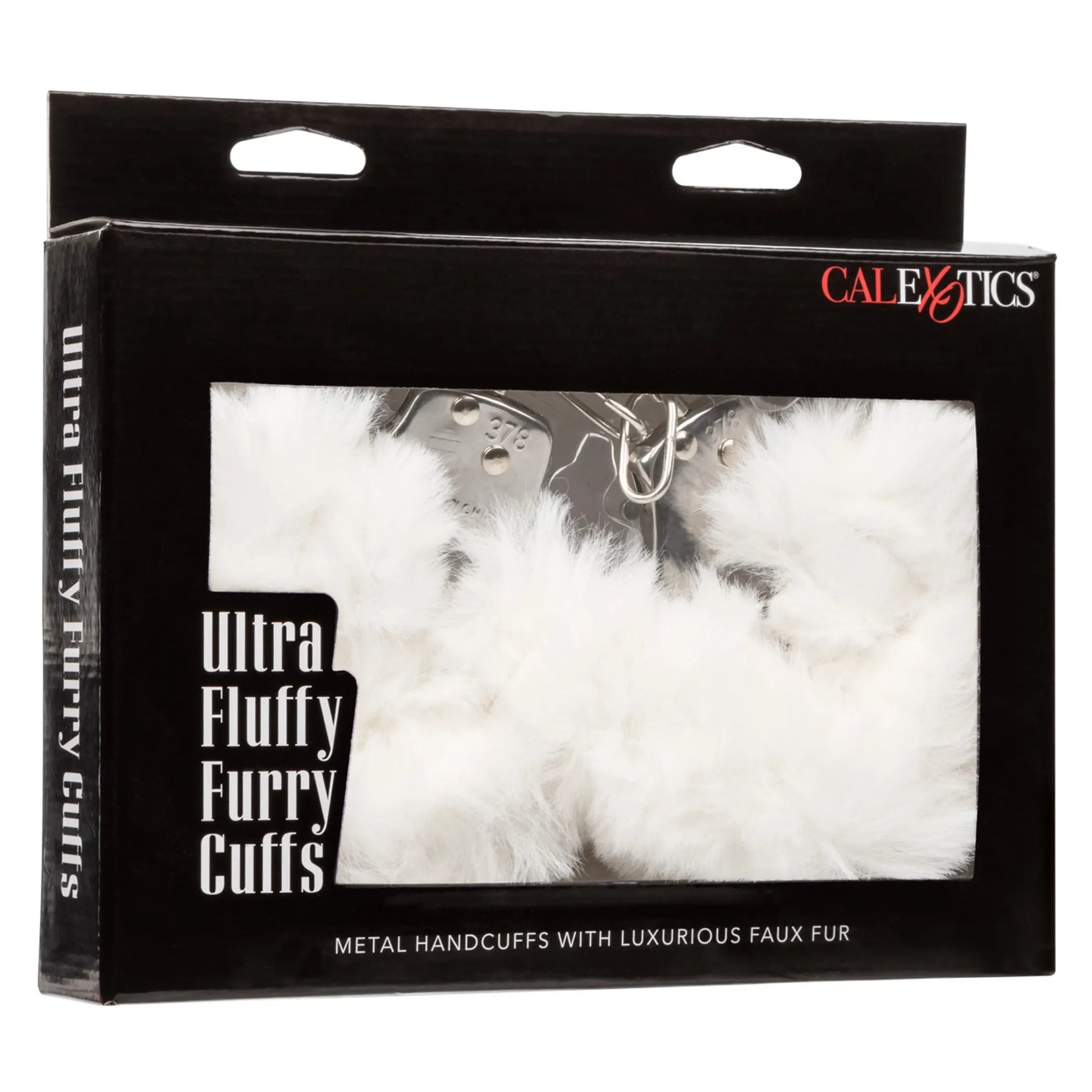 Ultra Fluffy Furry Cuffs White California Exotic Novelties