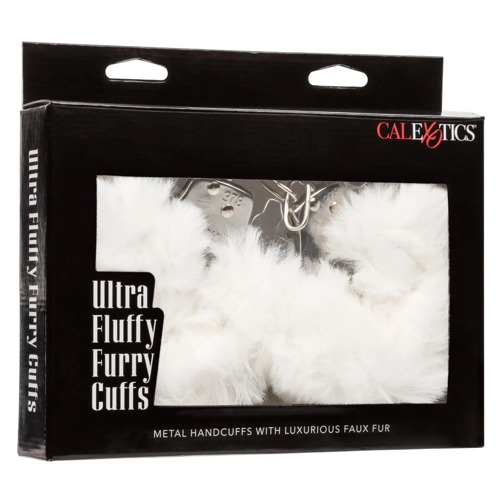 Ultra Fluffy Furry Cuffs White California Exotic Novelties