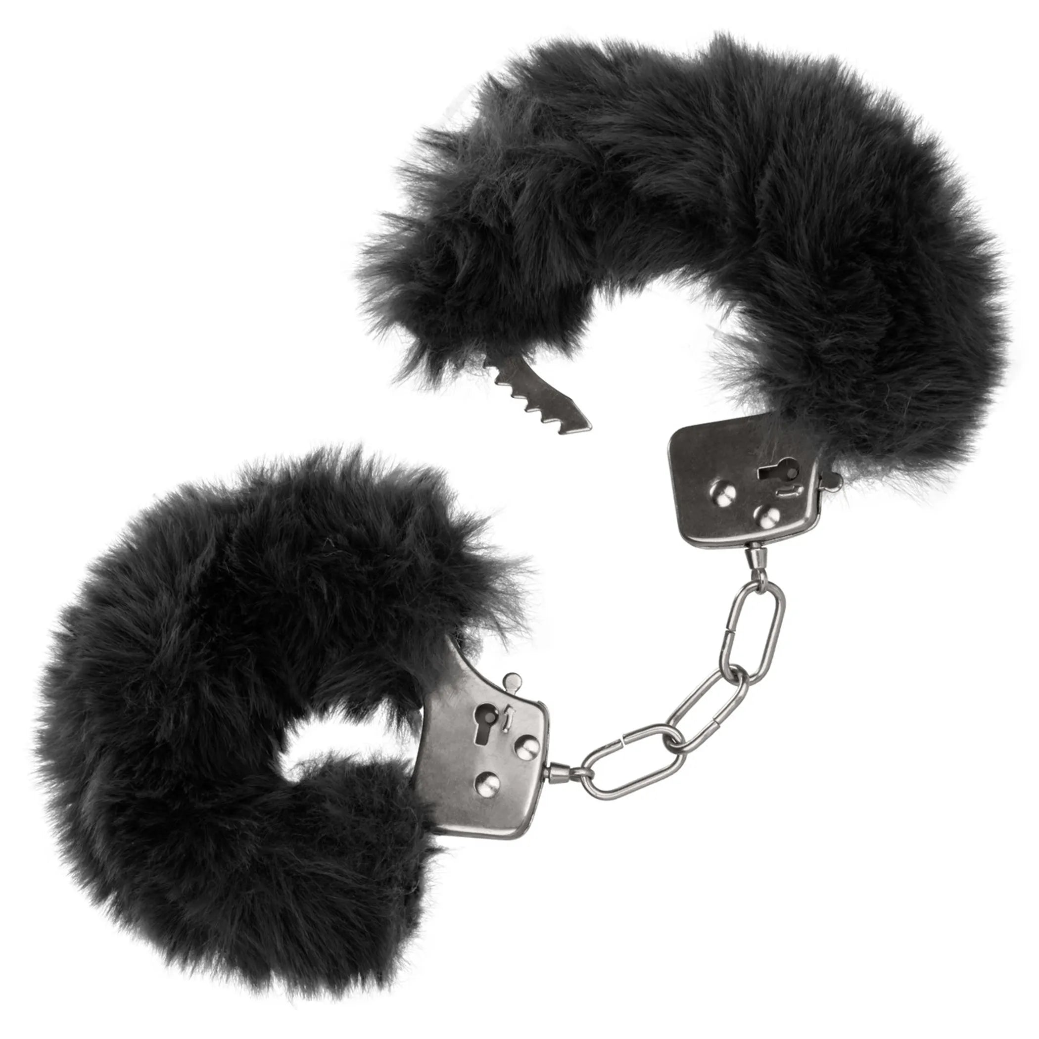Ultra Fluffy Furry Cuffs Black California Exotic Novelties