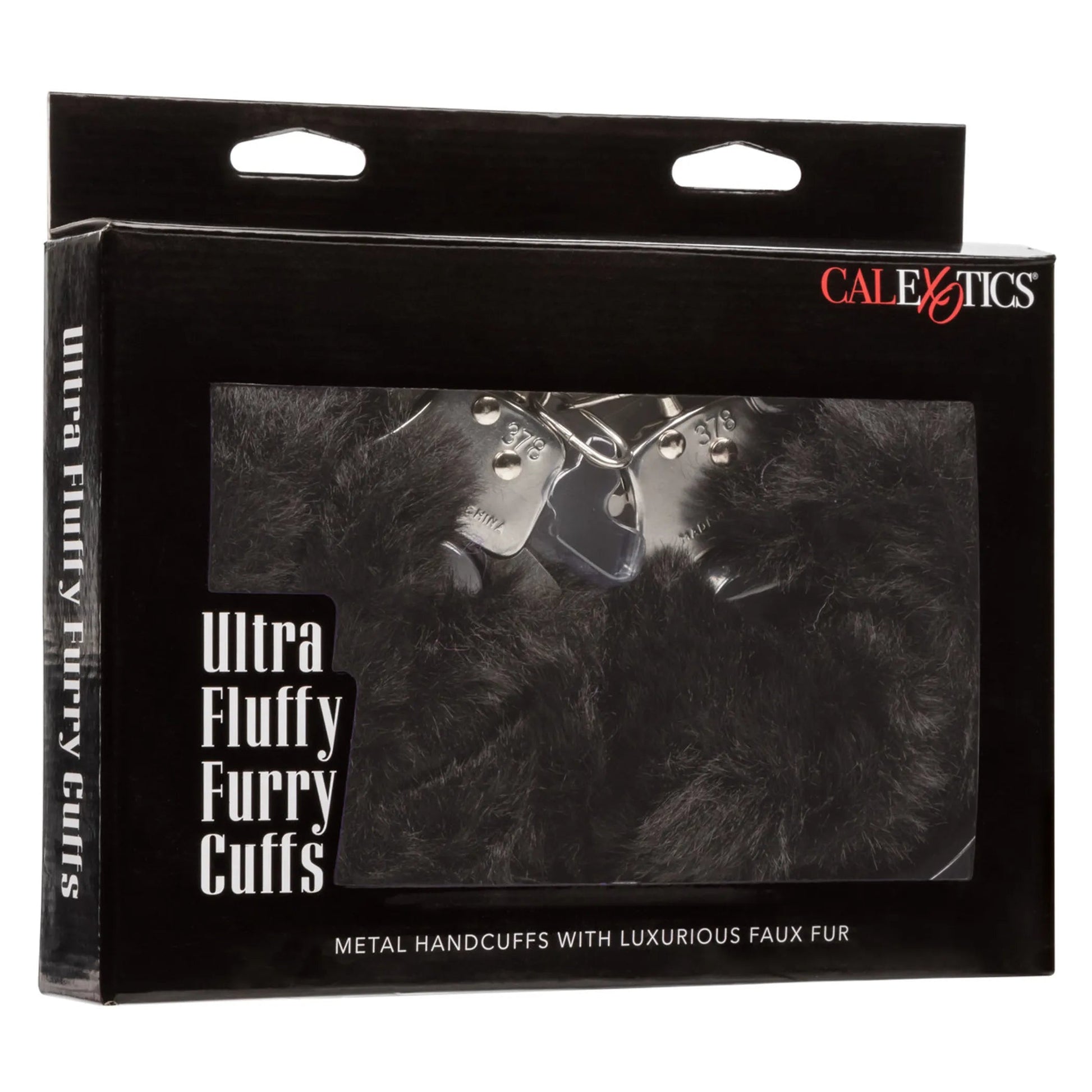 Ultra Fluffy Furry Cuffs Black California Exotic Novelties