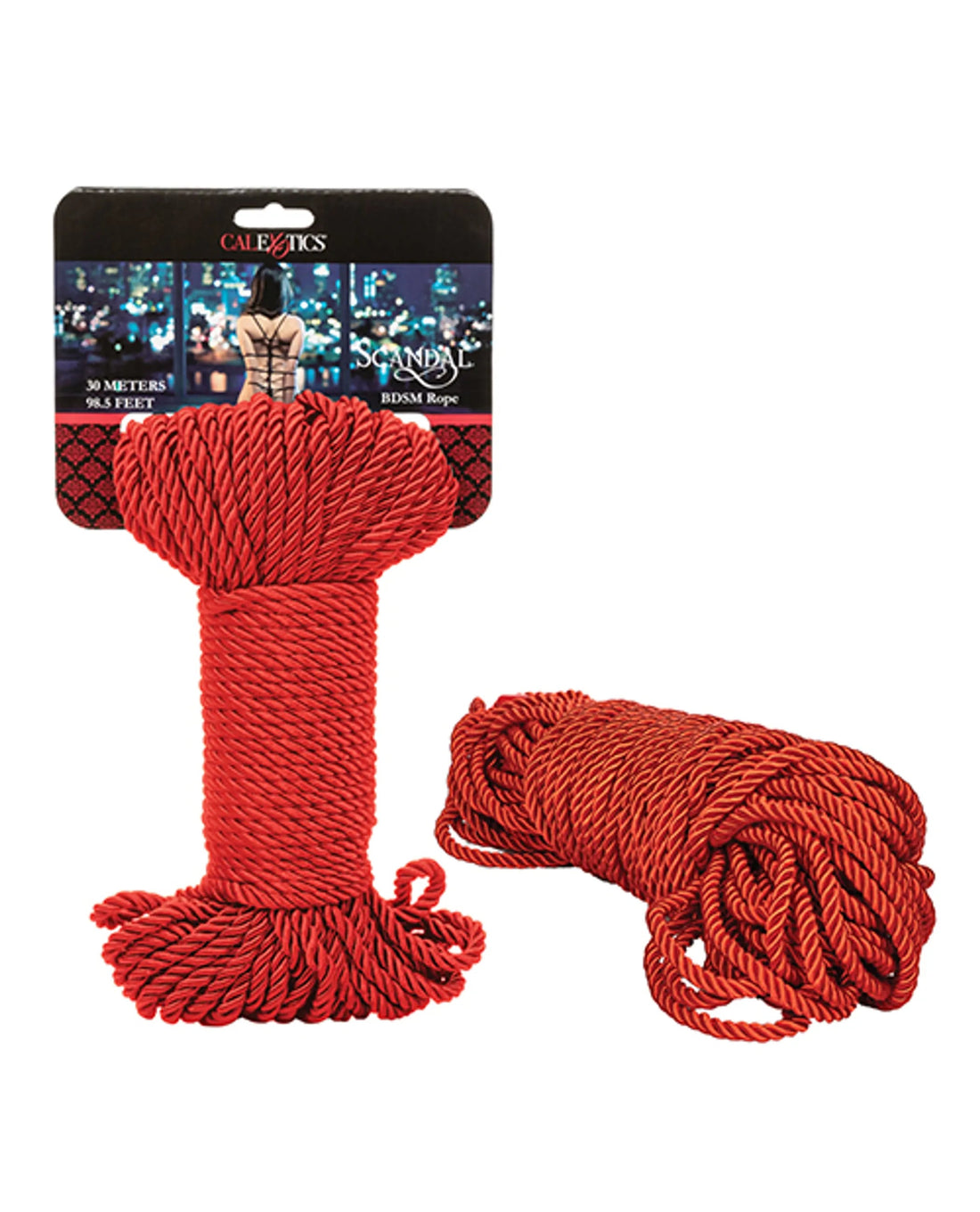 Scandal BDSM Rope 30m Red California Exotic Novelties