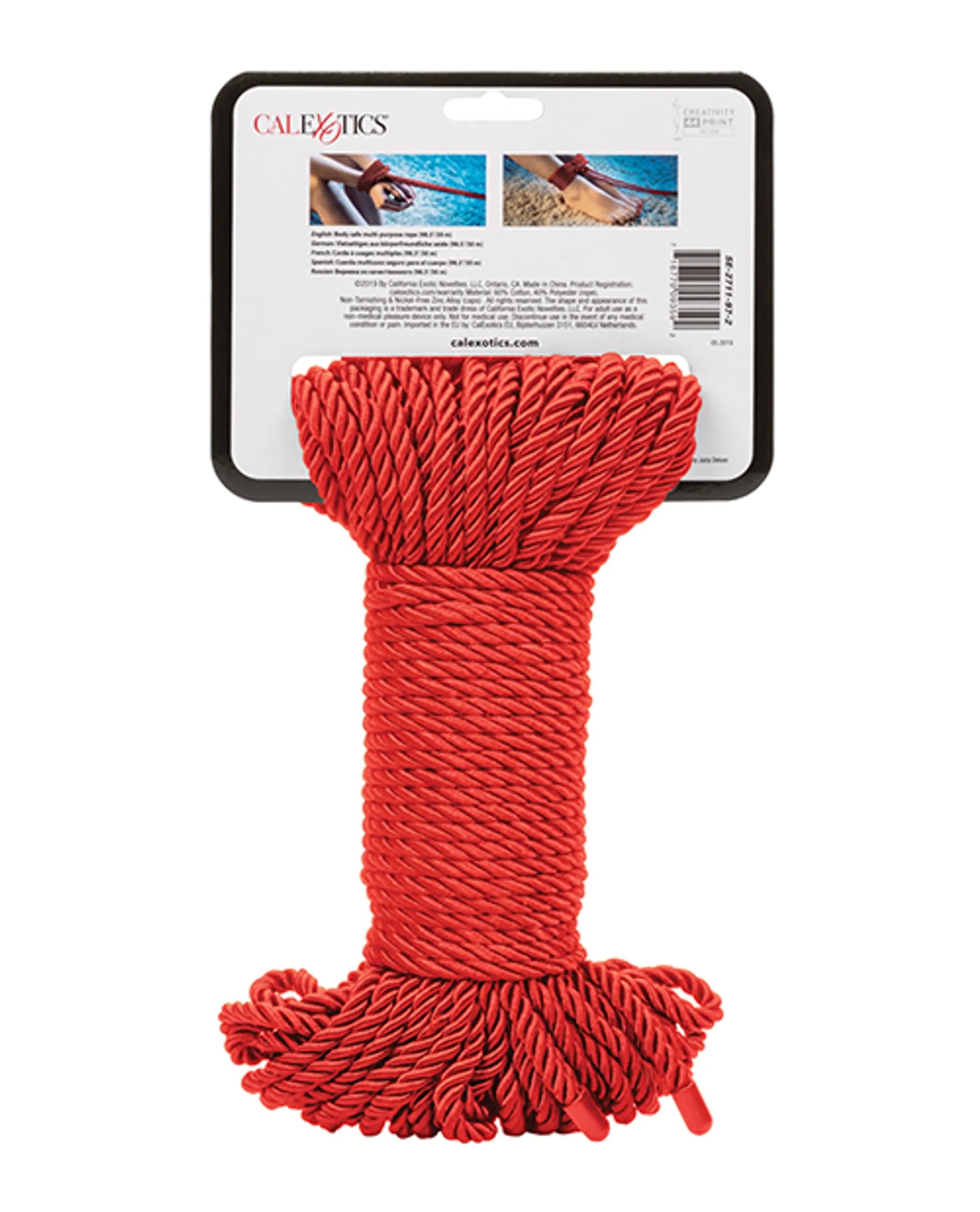 Scandal BDSM Rope 30m Red California Exotic Novelties