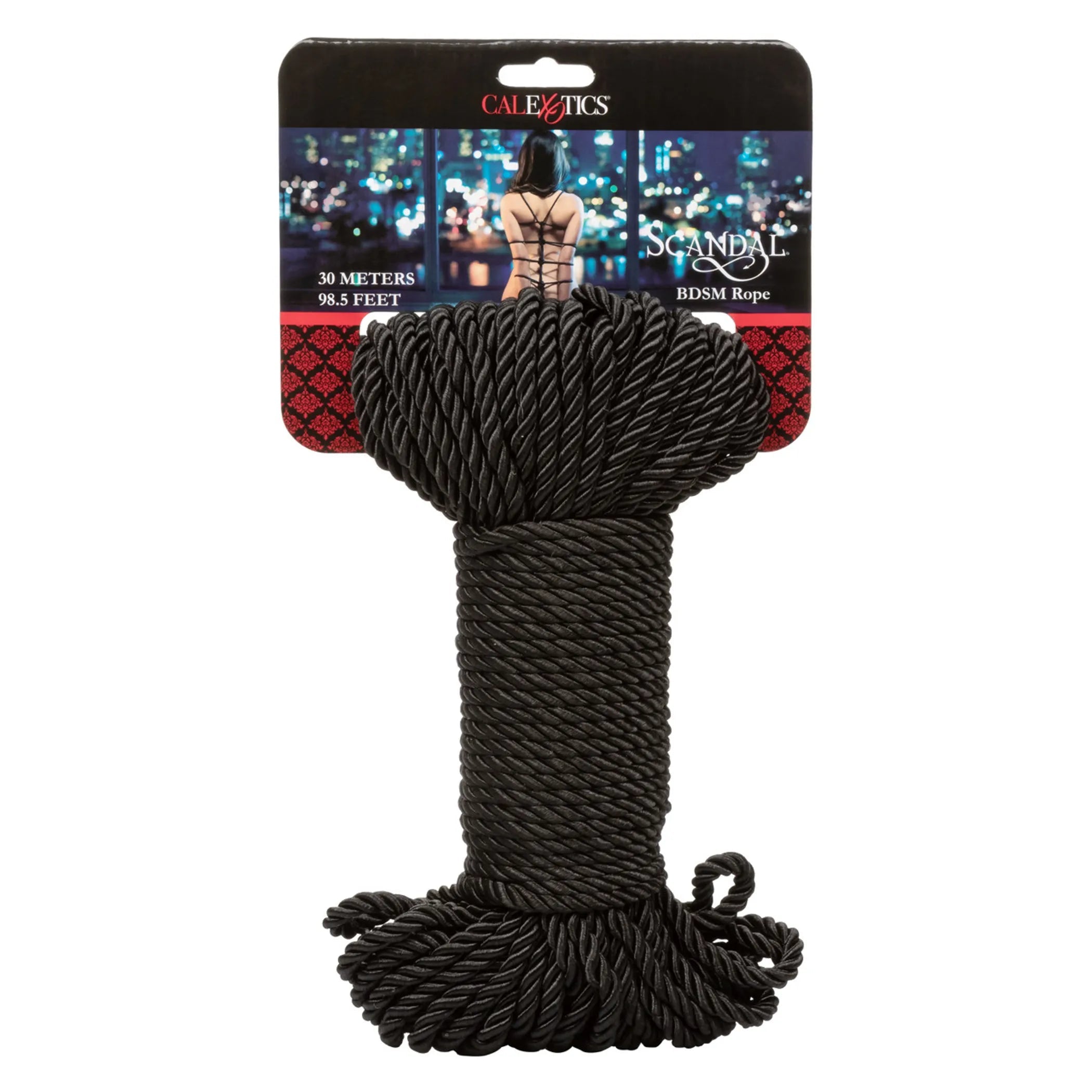 Scandal Black Bondage Rope 30 Meters California Exotic Novelties