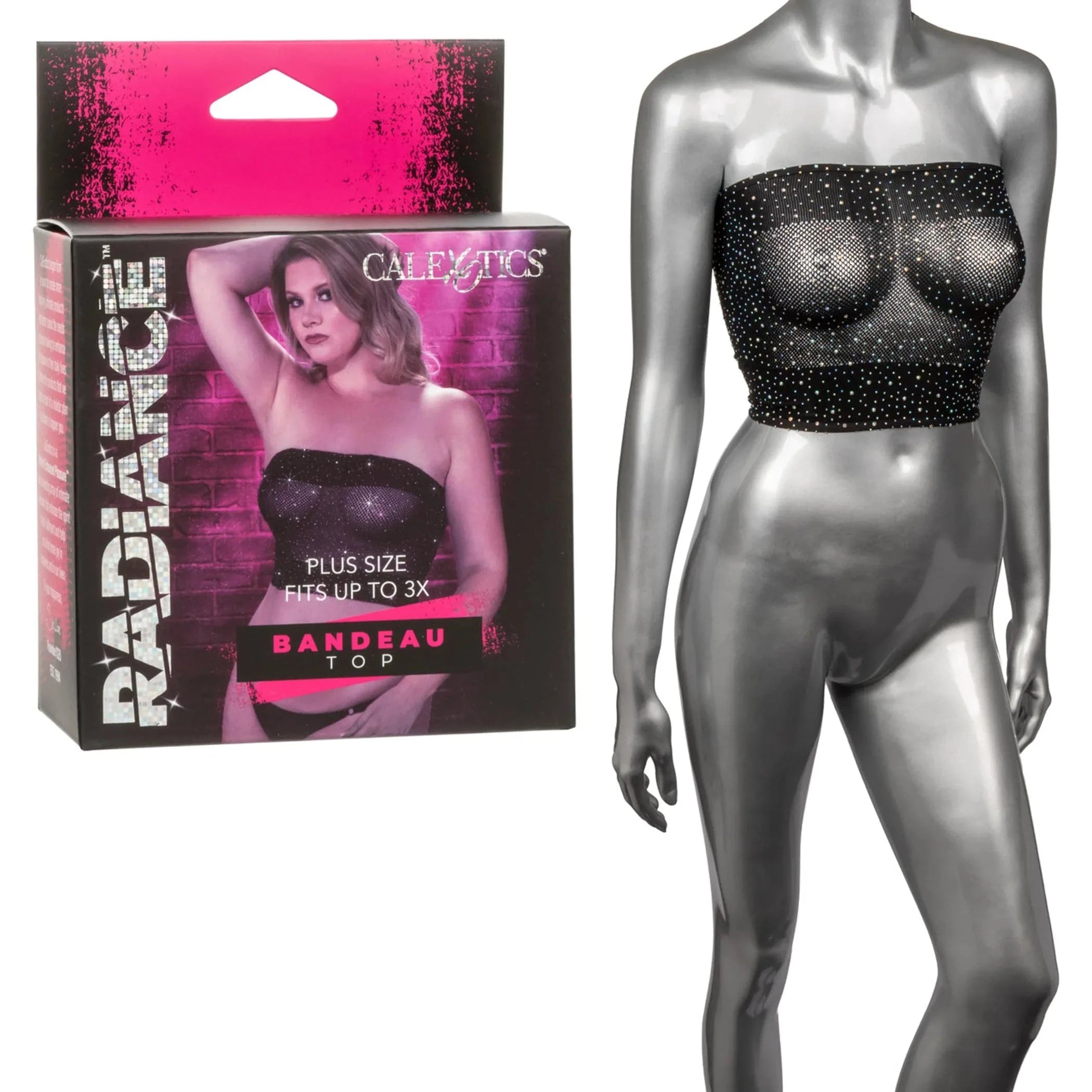 Radiance Plus Size Bandeau Top California Exotic Novelties
