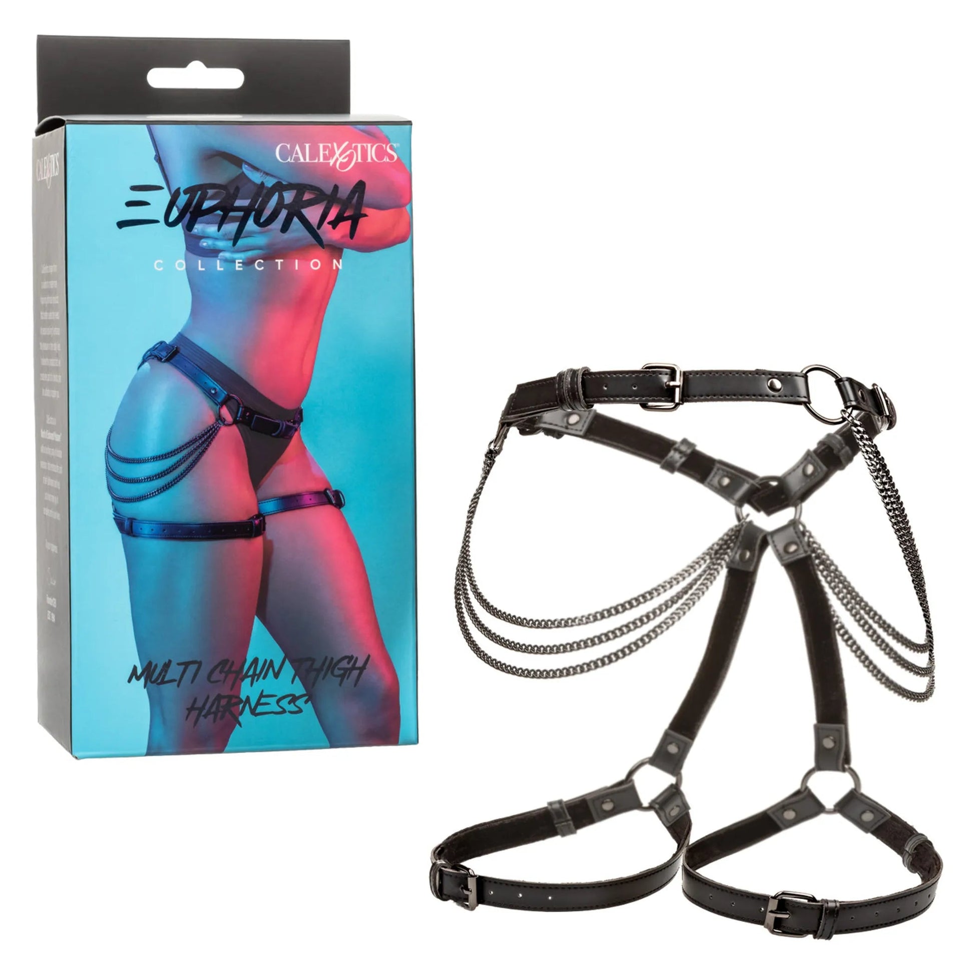 EUPHORIA MULTI CHAIN THIGH HARNESS California Exotic Novelties