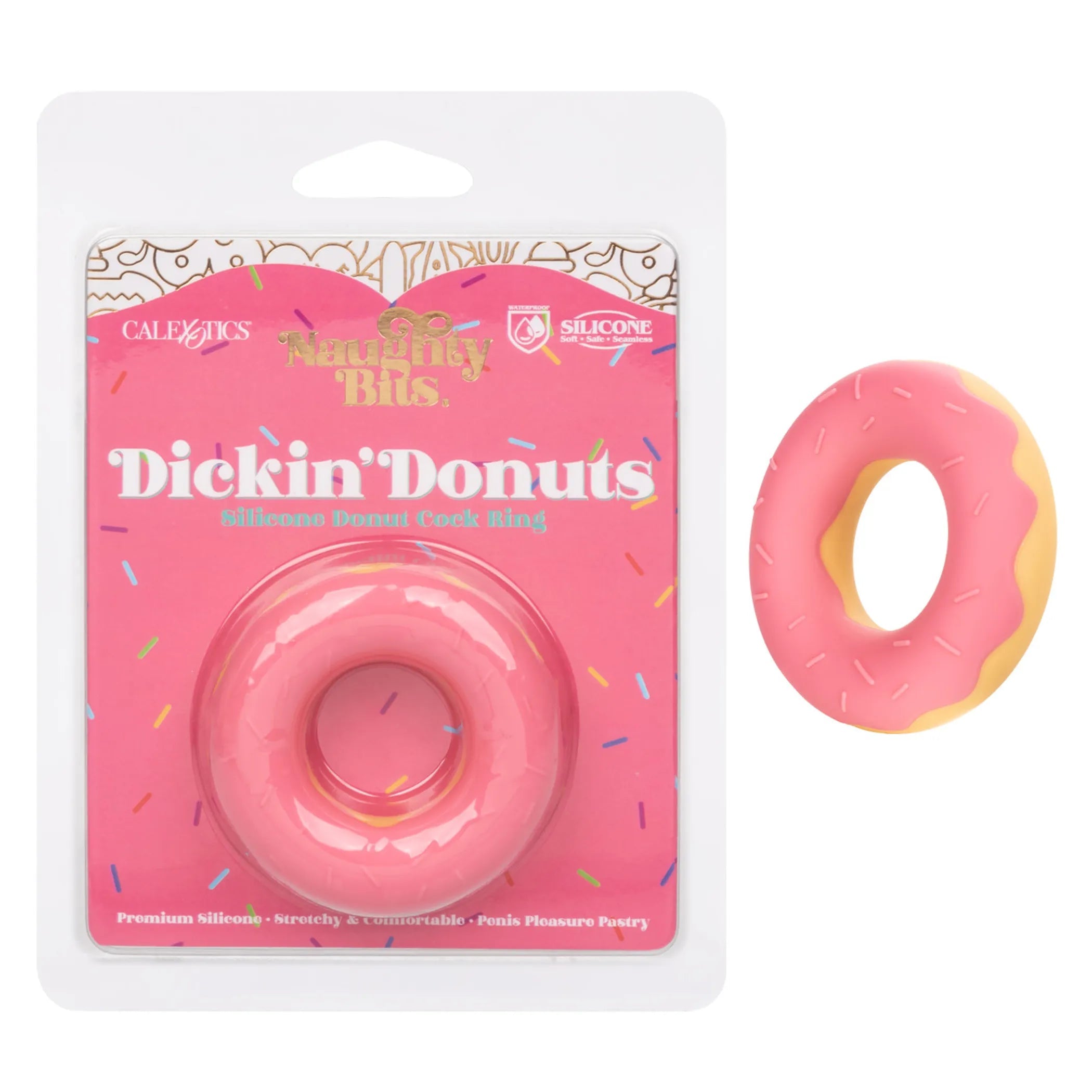 Dickin' Donuts Silicone Donut Cock Ring California Exotic Novelties