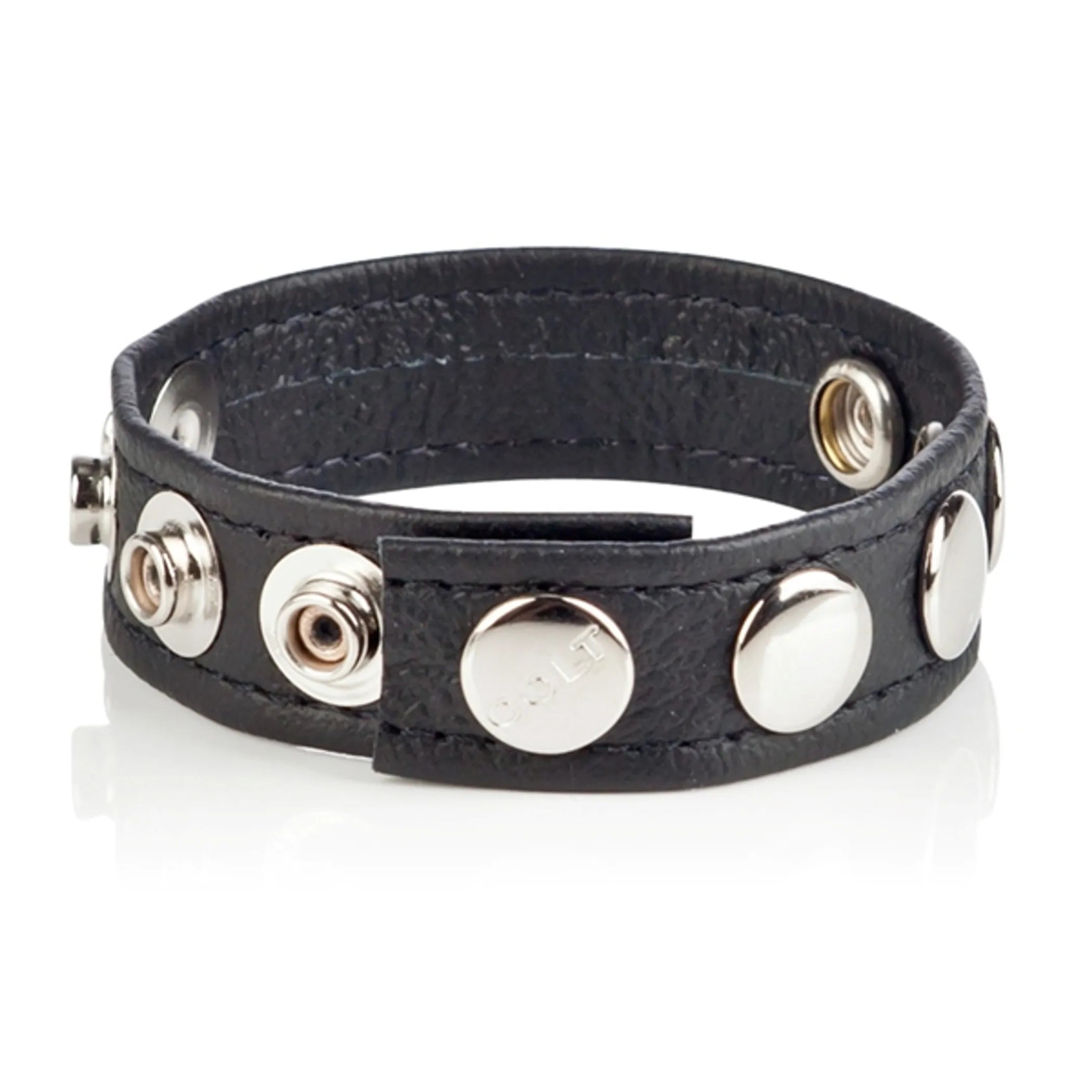 Colt Adjustable 5 Snap Leather Strap California Exotic Novelties