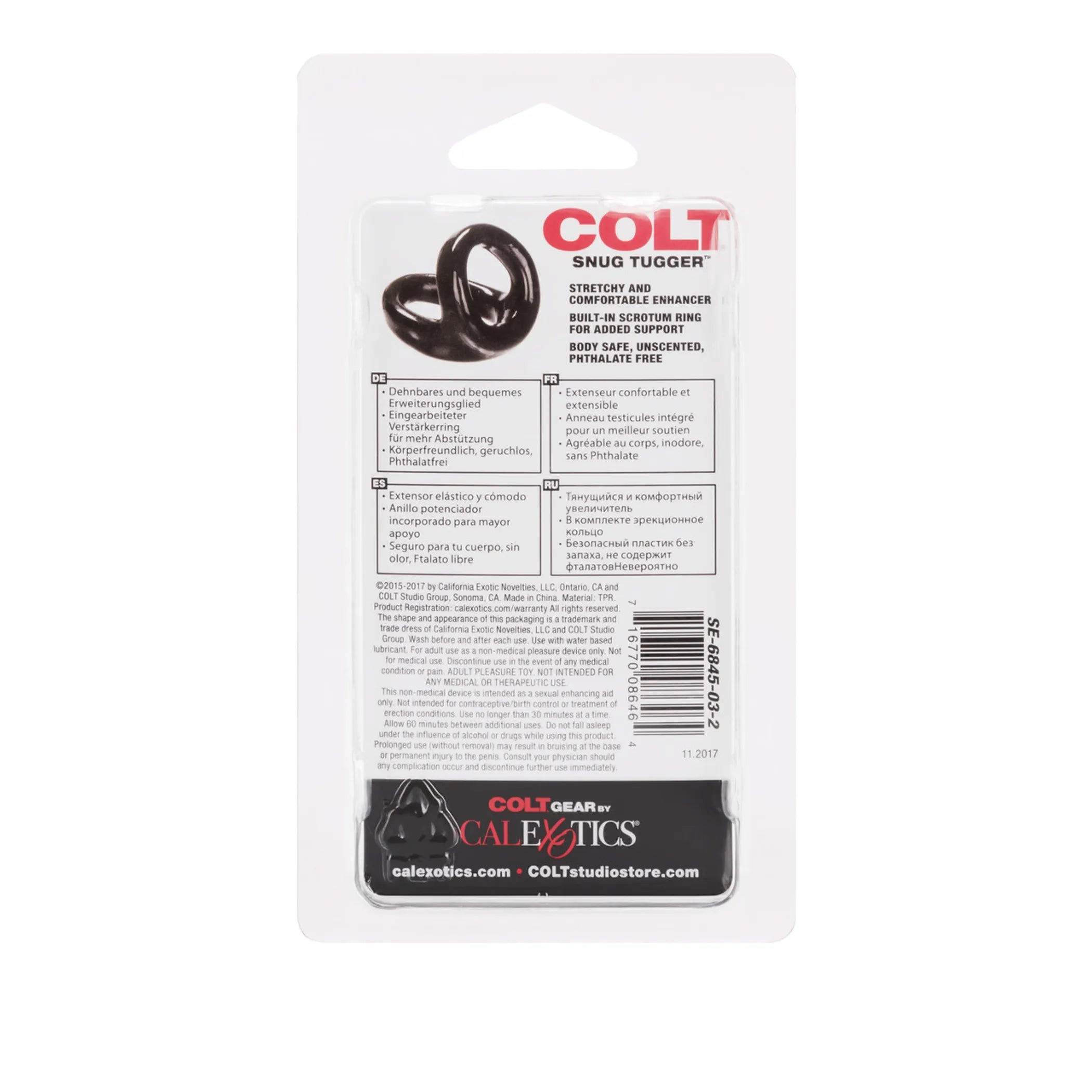 Colt Snug Tugger Black California Exotic Novelties