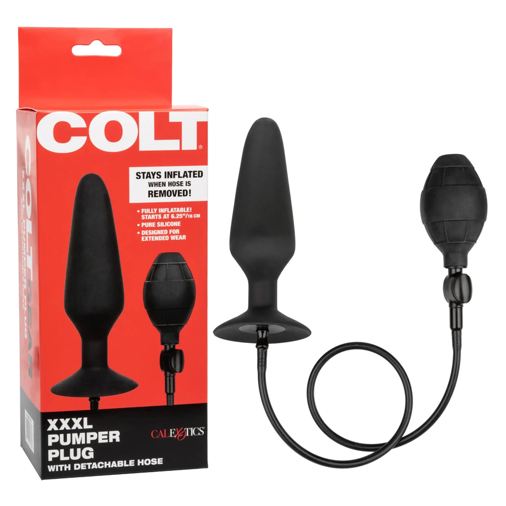 Colt XXXL Pumper Plug With Detachable Hose California Exotic Novelties