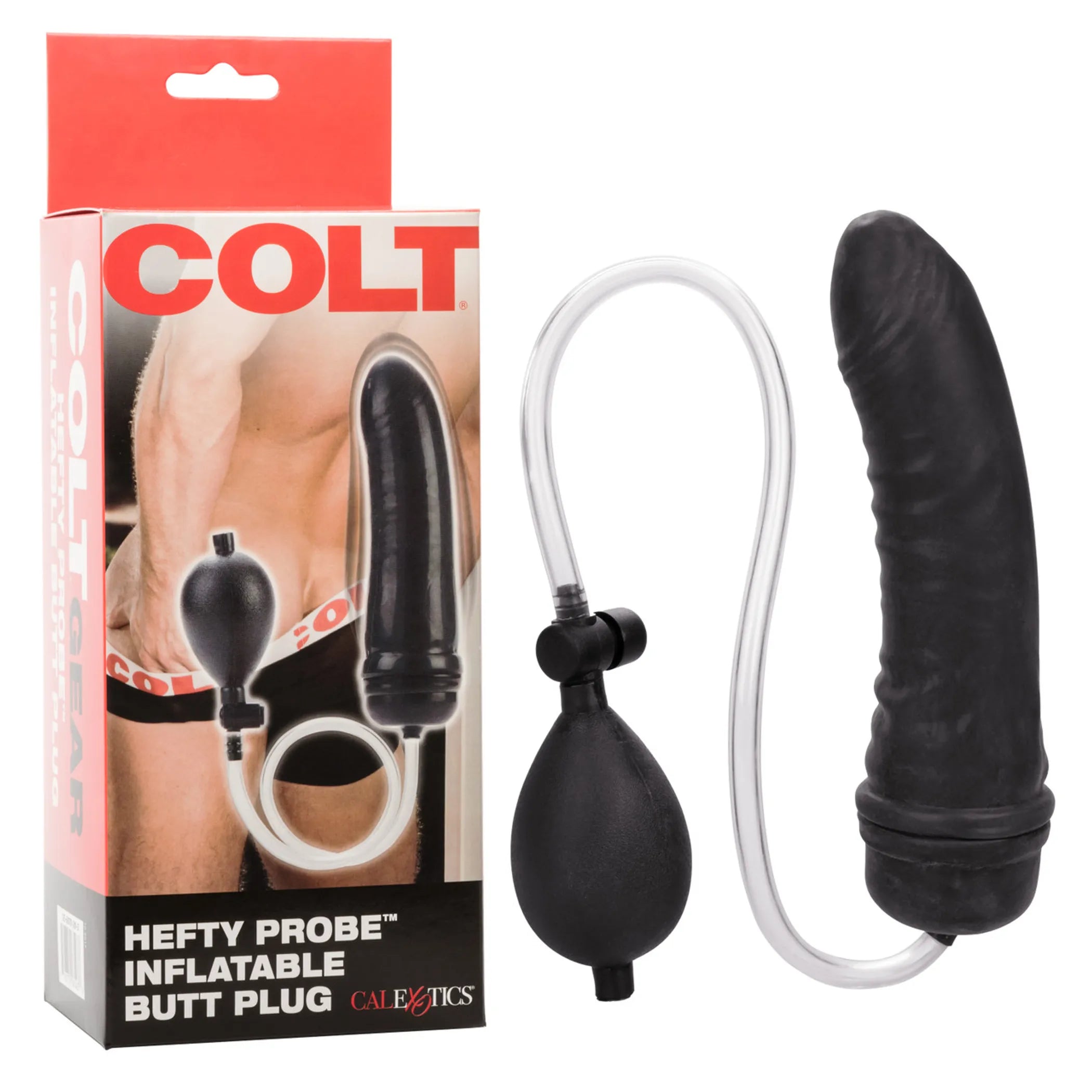 Colt Hefty Probe Black Inflatable Plug California Exotic Novelties