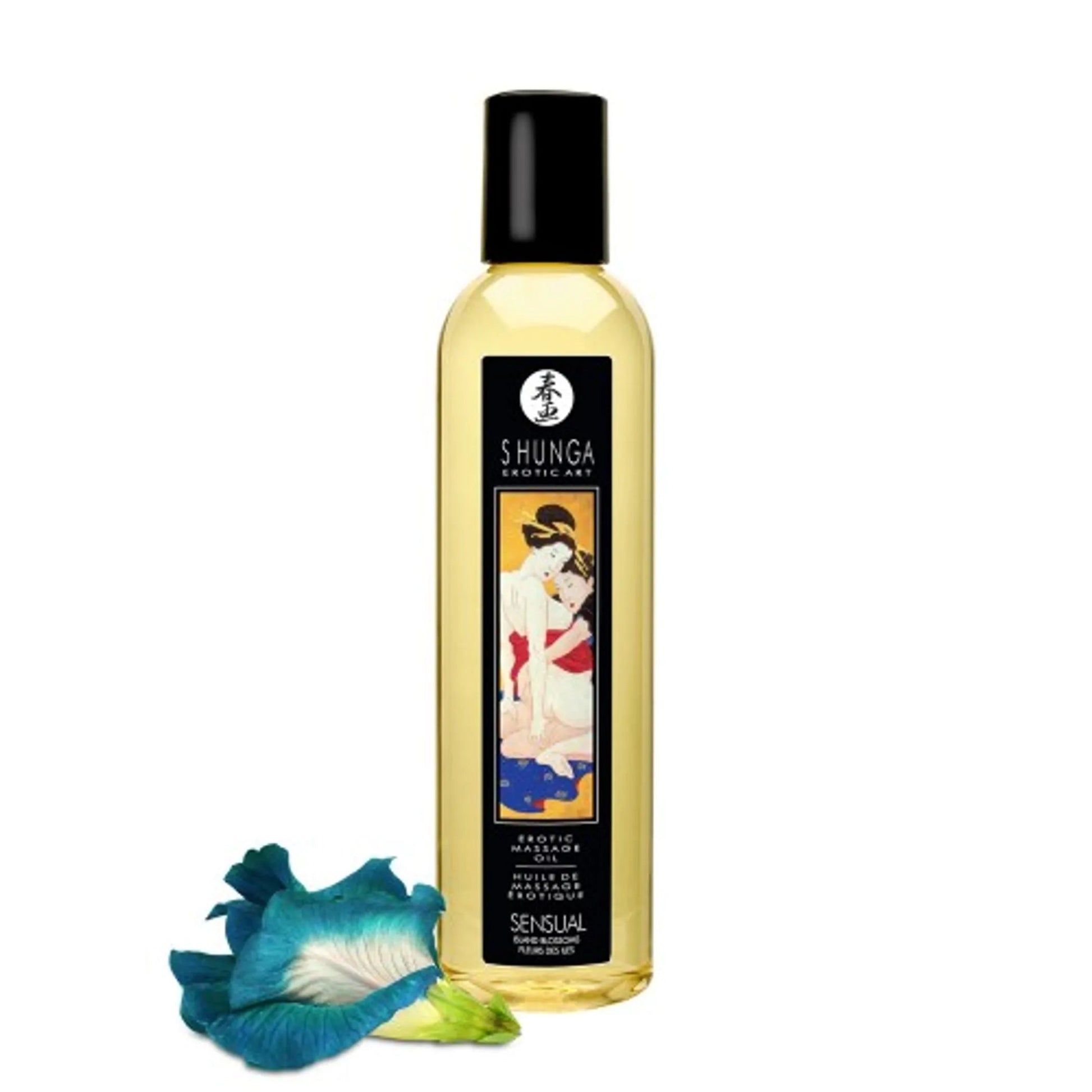 Island Blossoms Erotic Massage Oil 8 oz Shunga