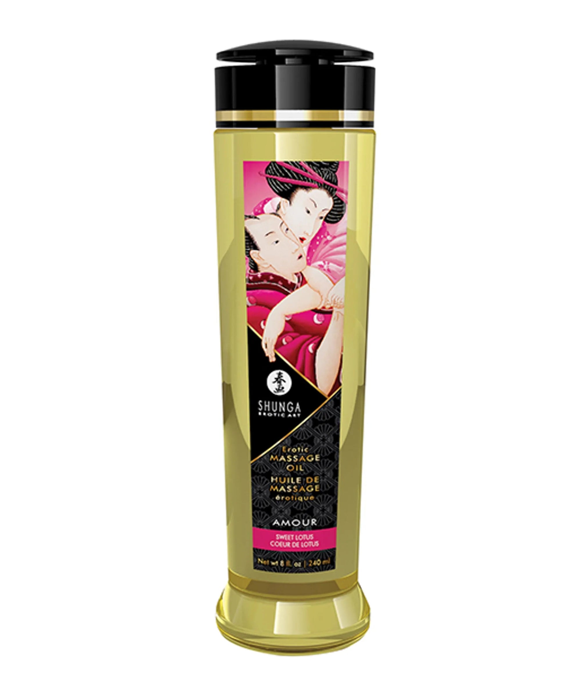 Massage Oil Amour Sweet Lotus 8oz Shunga