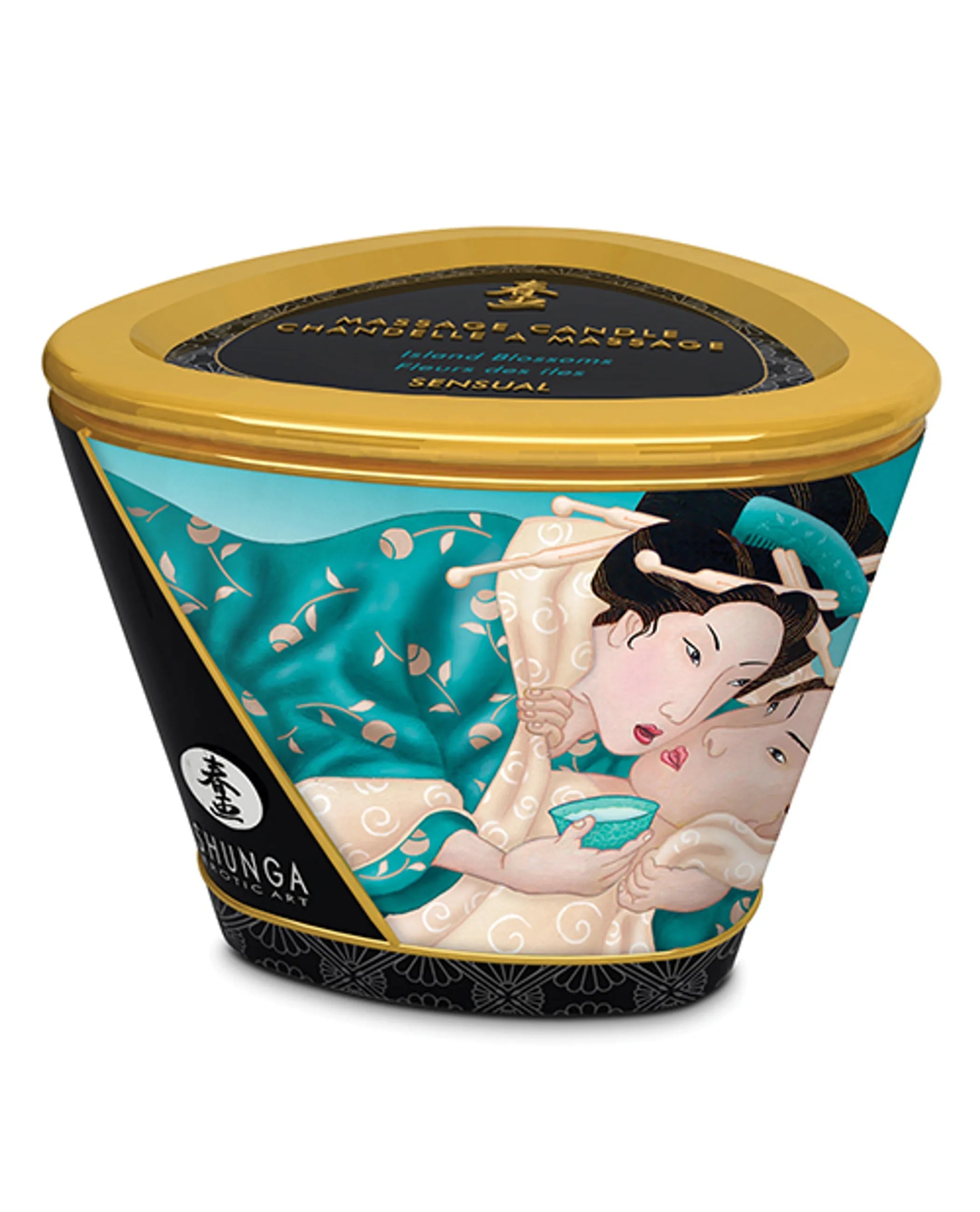 Island Blossoms Massage Candle 5.7 oz Shunga