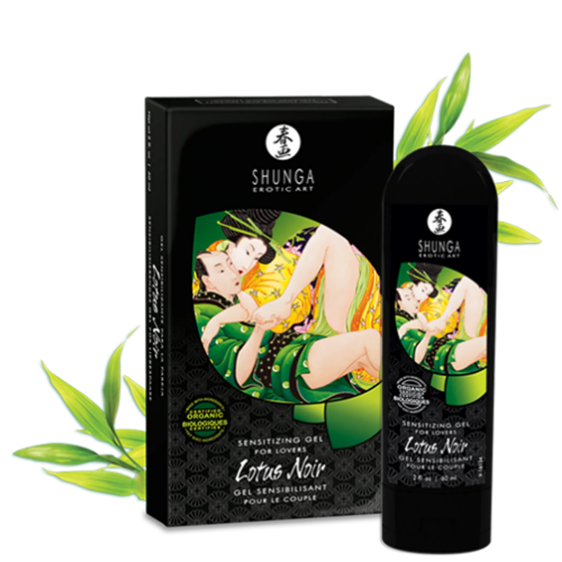 Lotus Noir Sensitizing Gel for Lovers 2 oz Shunga