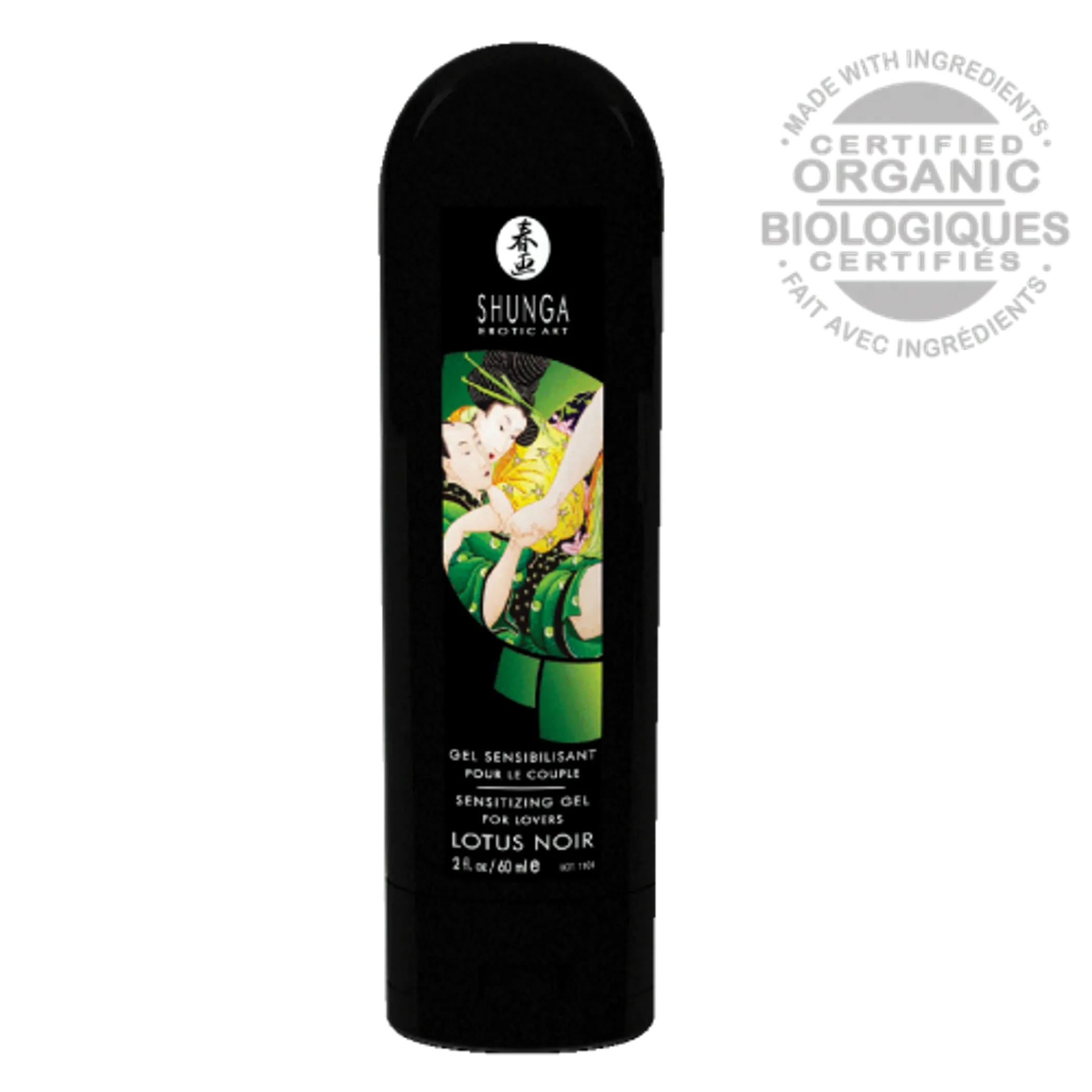 Lotus Noir Sensitizing Gel for Lovers 2 oz Shunga