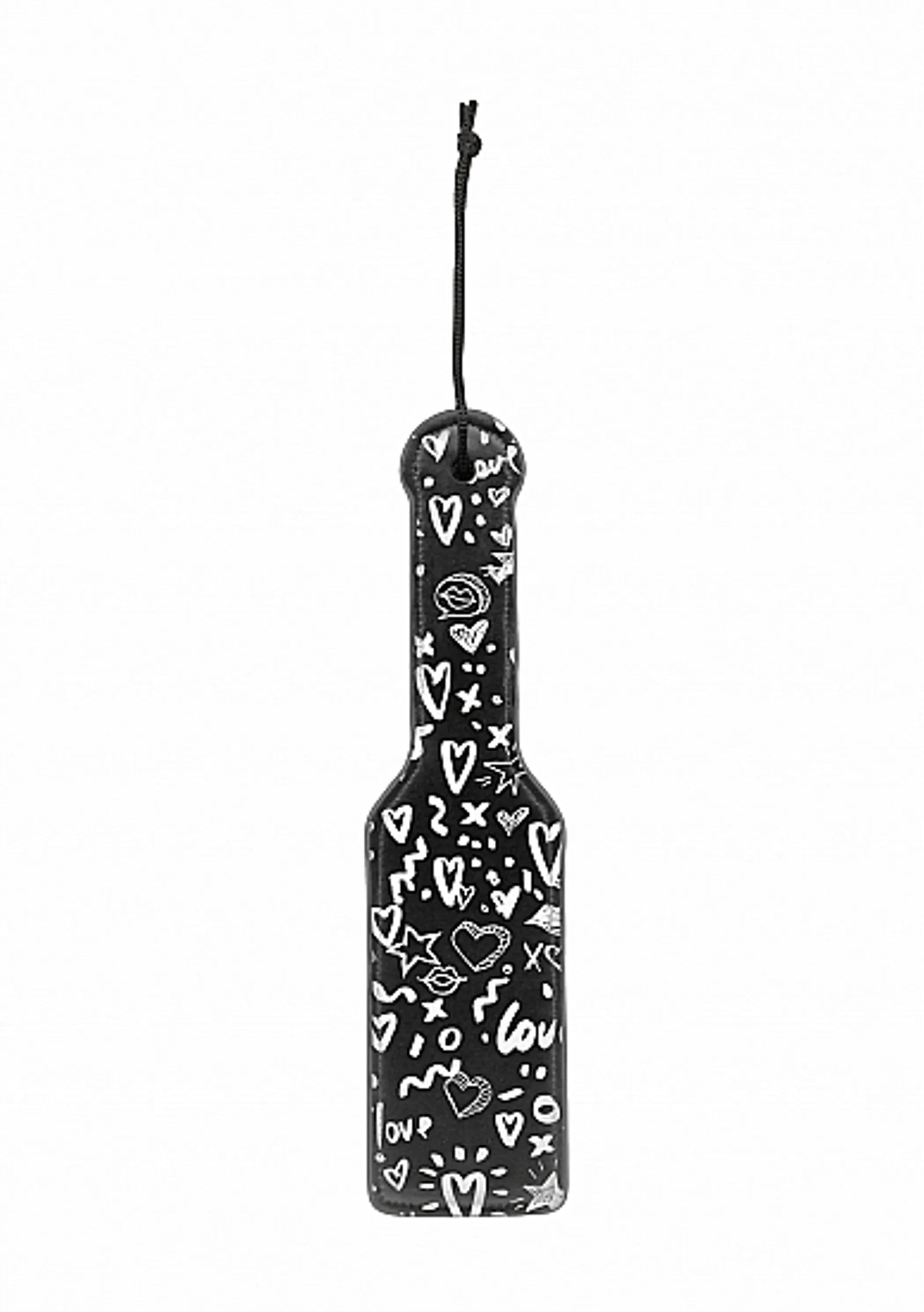 Love Street Art Fashion Printed Paddle Black SHOTS AMERICA