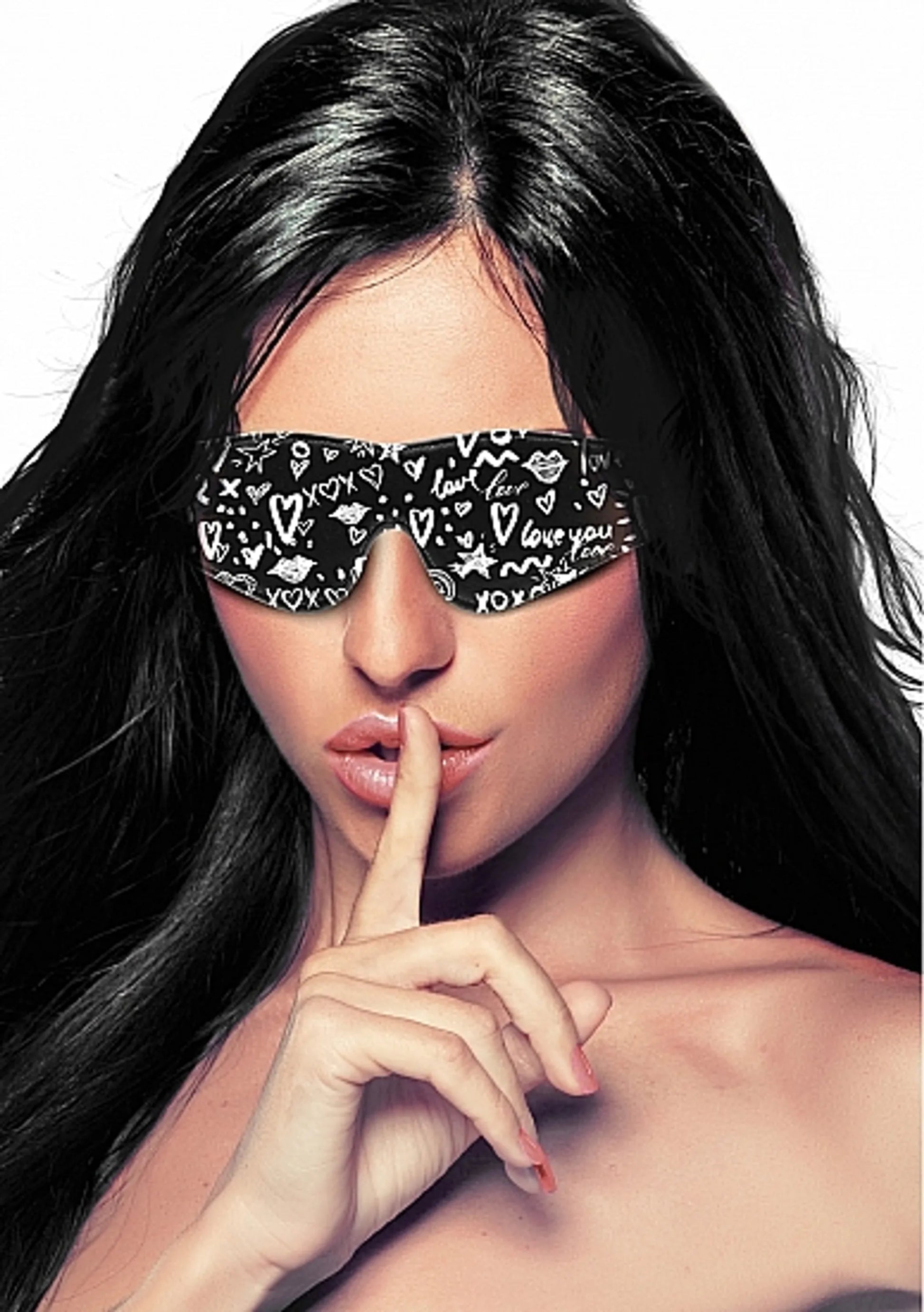Love Street Art Fashion Printed Eye Mask Shots America