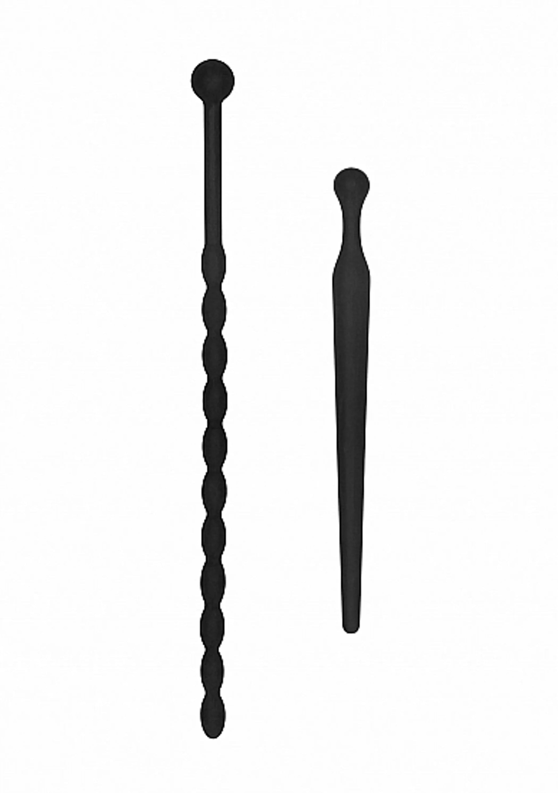 Silicone Beginners Plug Set Urethral Sounding Black Shots America