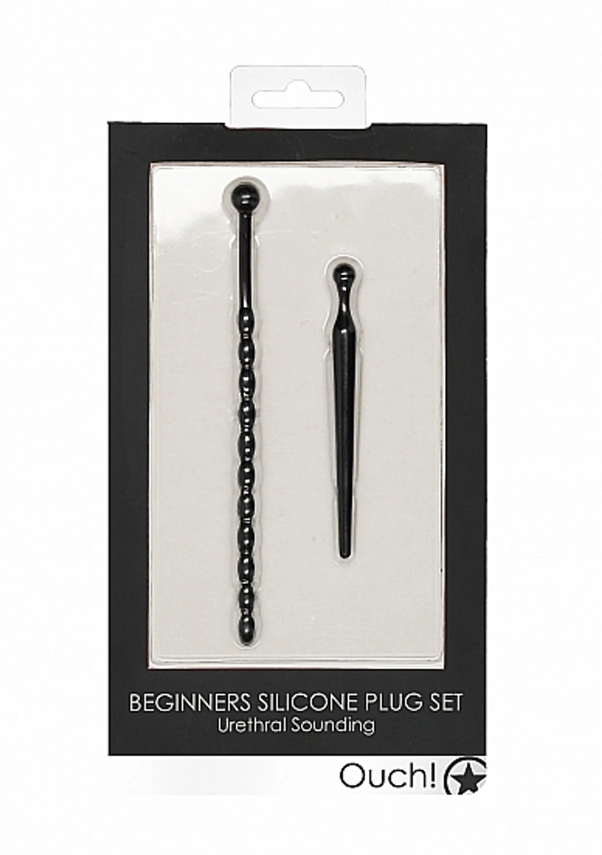 Silicone Beginners Plug Set Urethral Sounding Black Shots America
