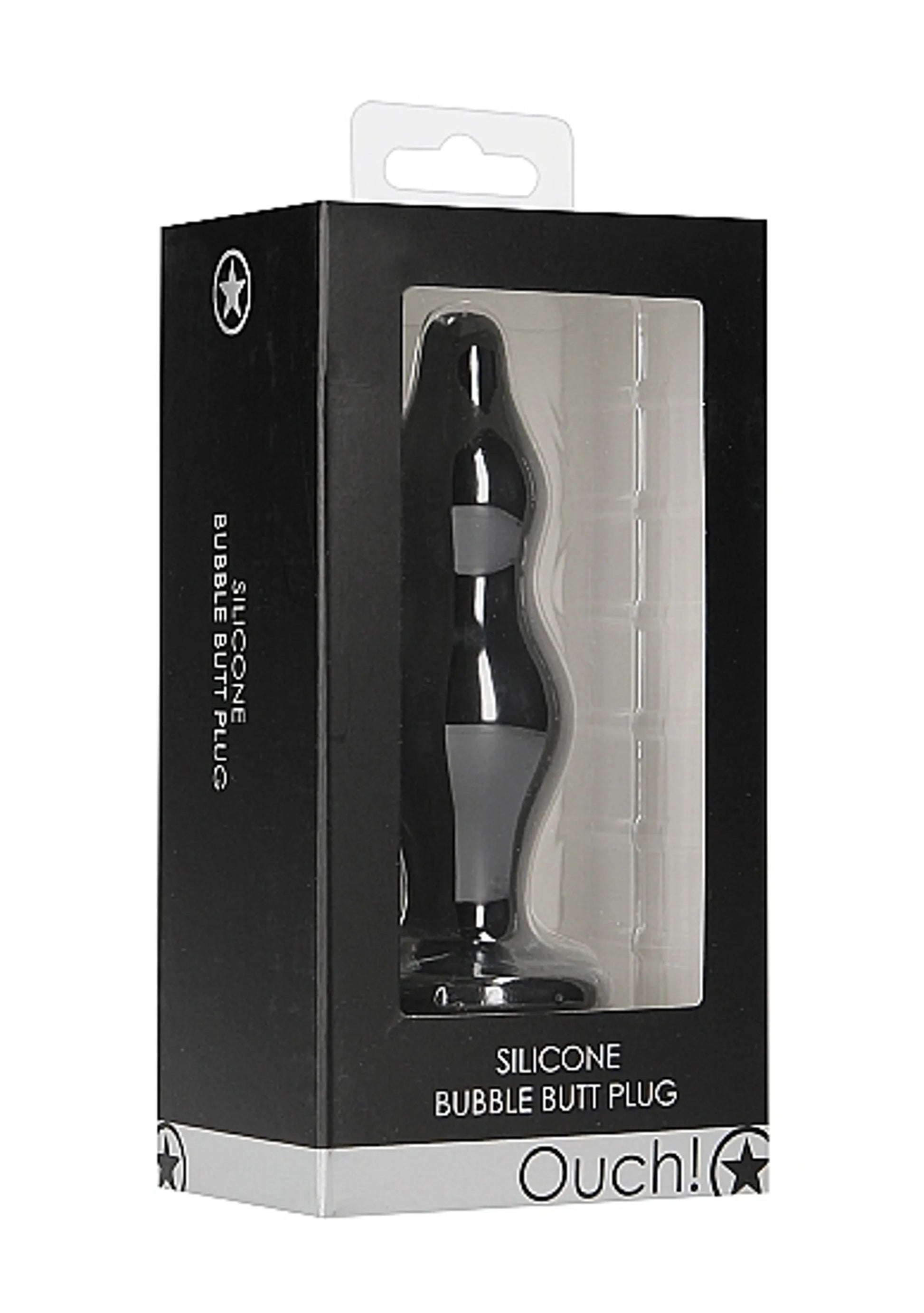 Bubble Butt Plug Black SHOTS AMERICA