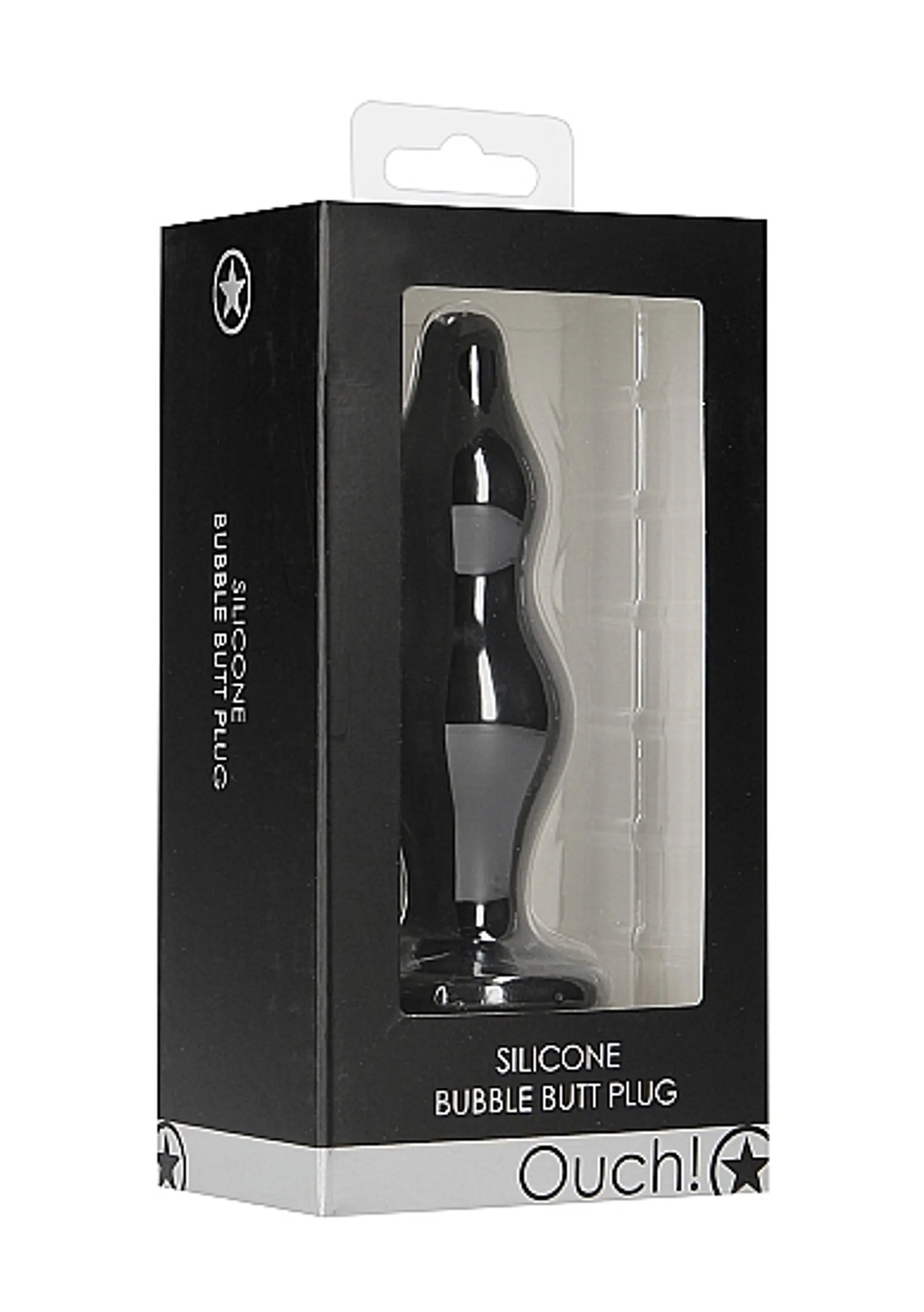 Bubble Butt Plug Black SHOTS AMERICA