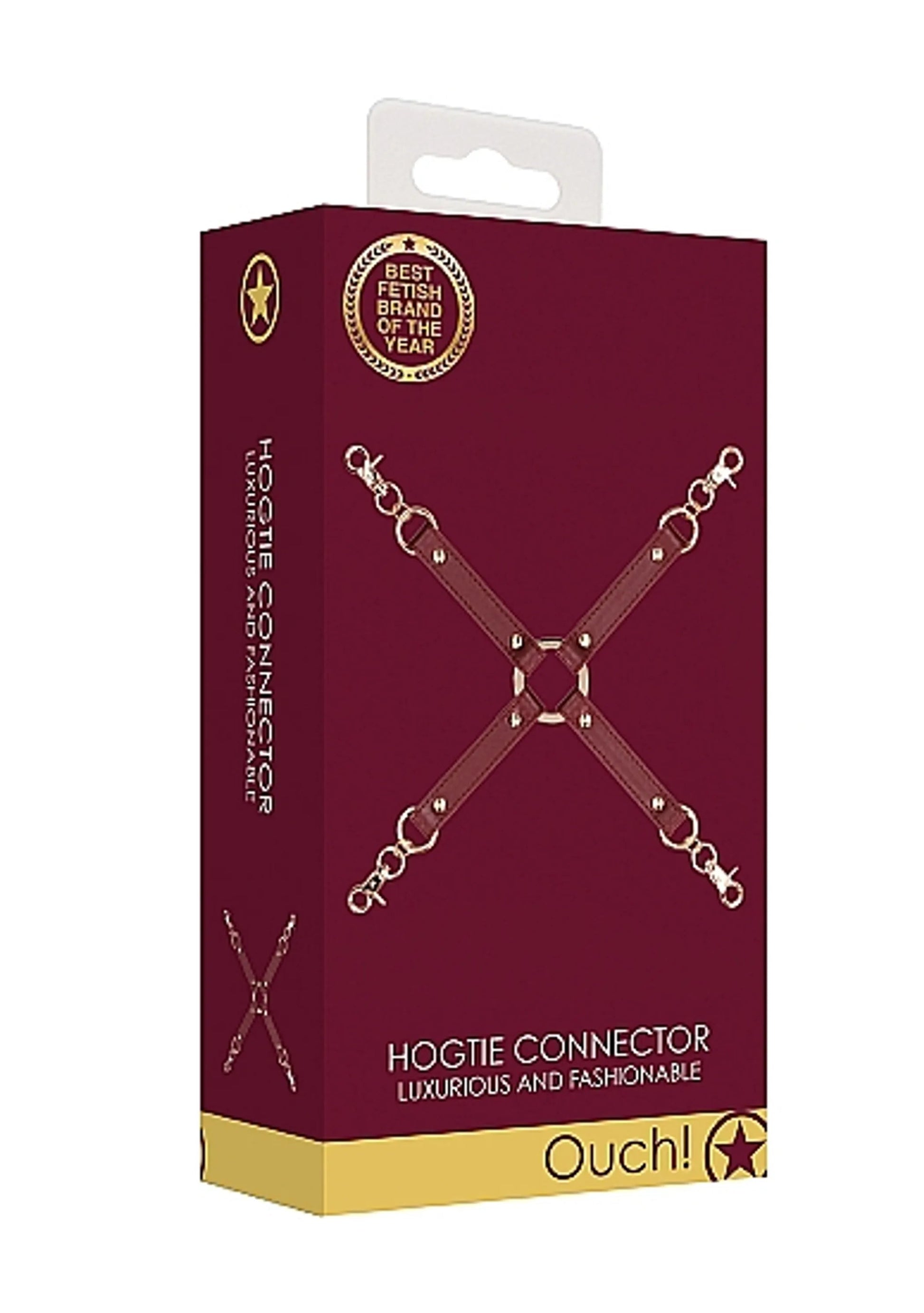 Ouch Halo Hogtie Connecto Burgundy Shots America