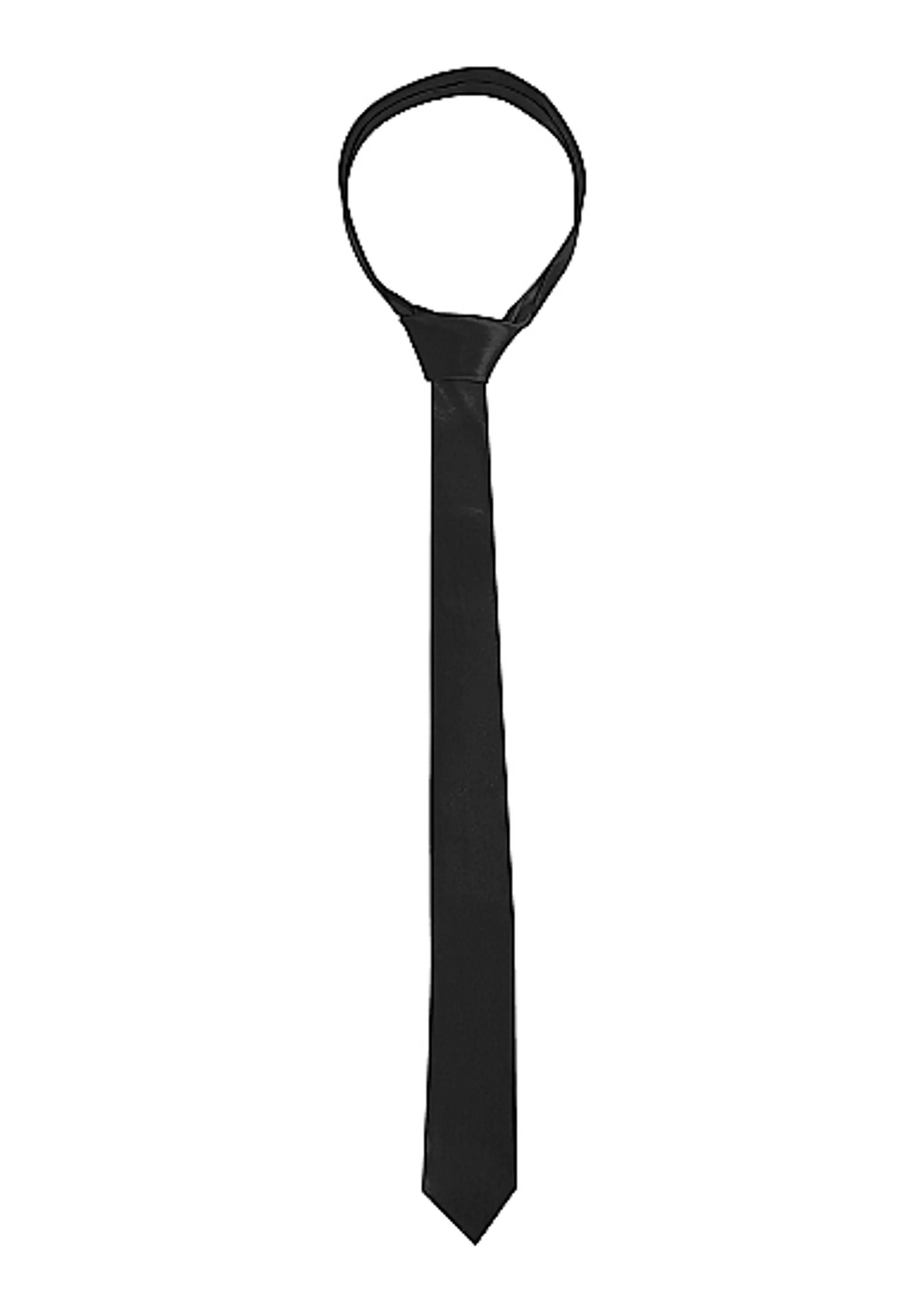 B&W Satin Bondage Tie Black Shots America