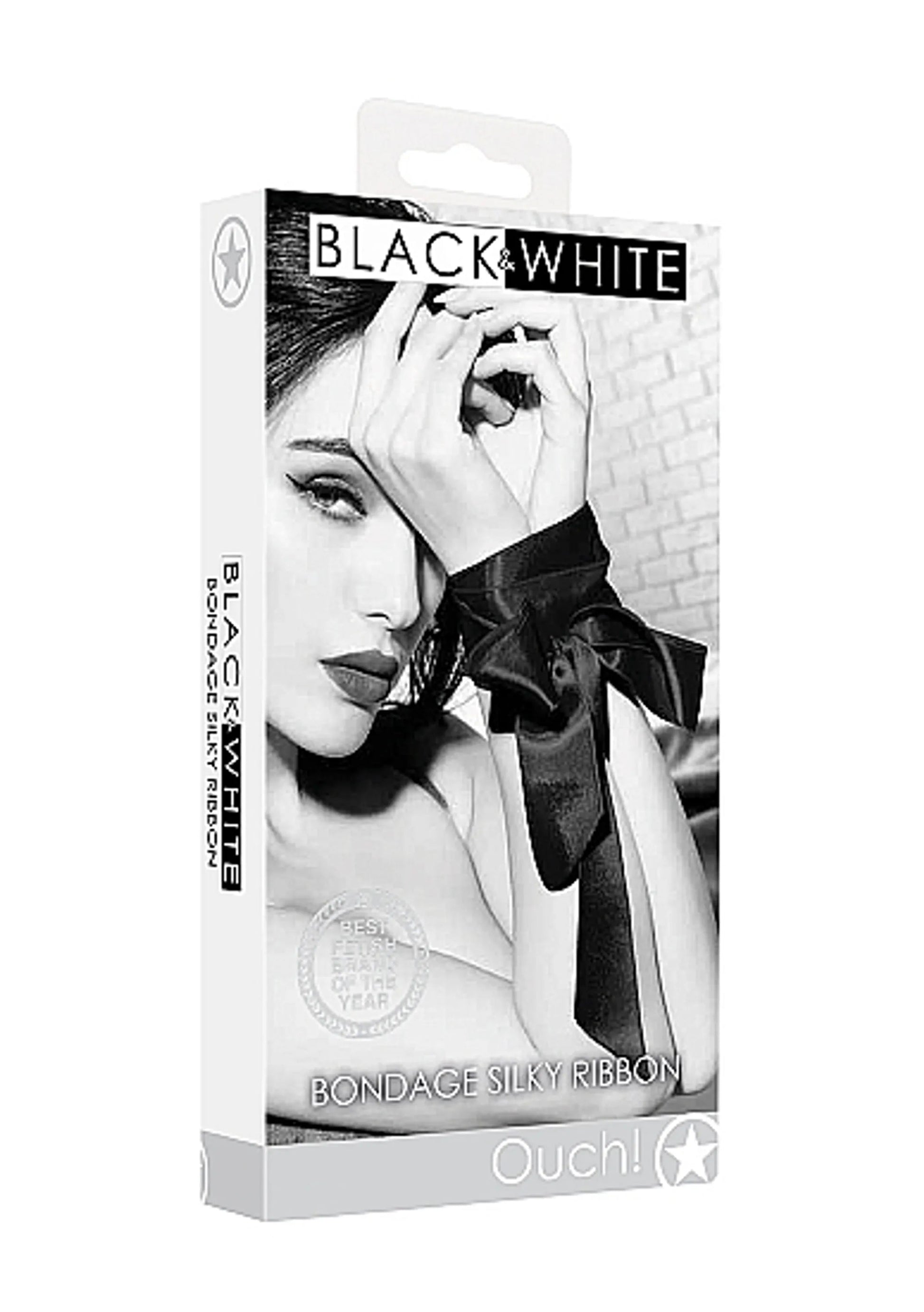 B&W Bondage Silky Ribbon Shots America