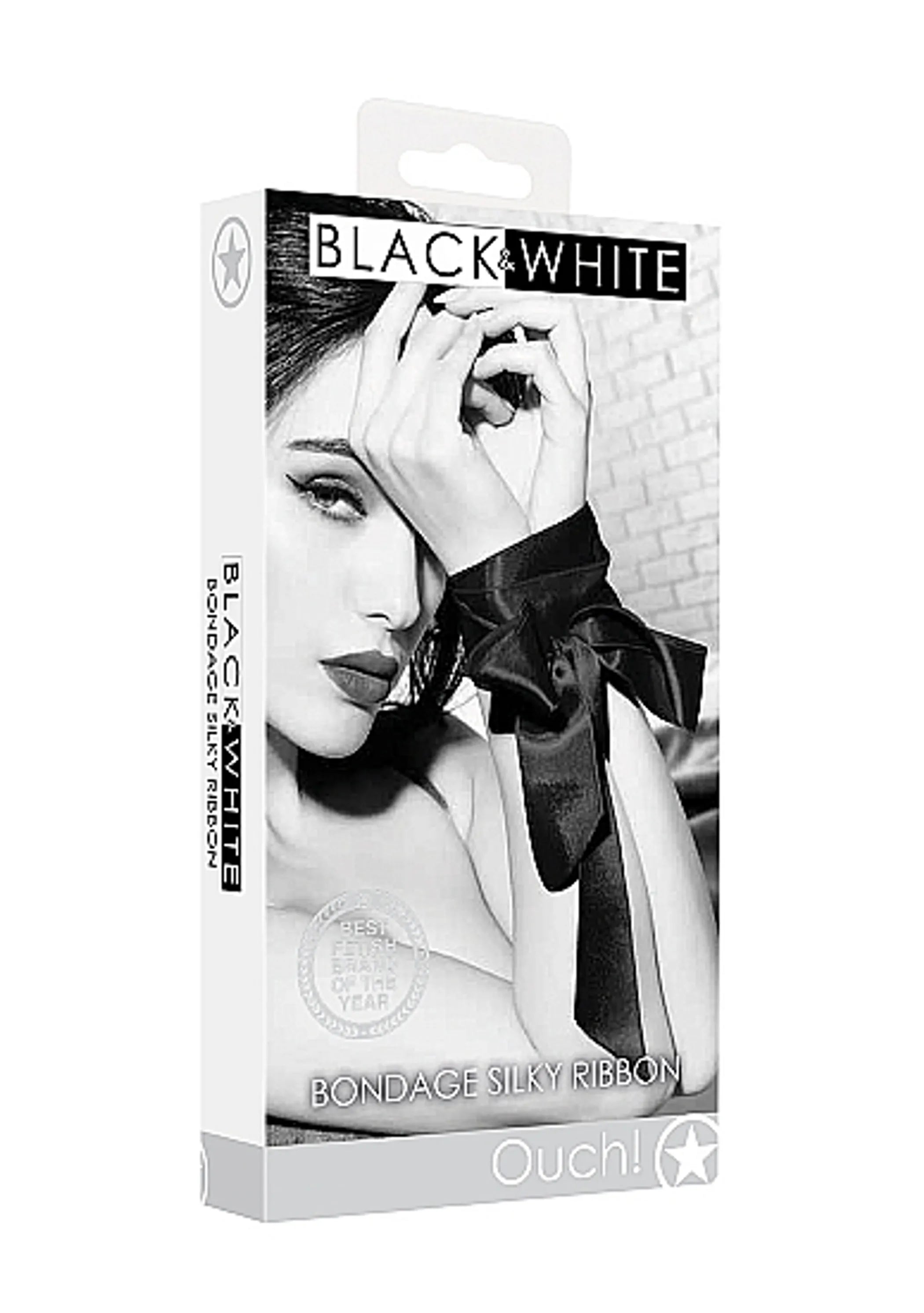 B&W Bondage Silky Ribbon Shots America