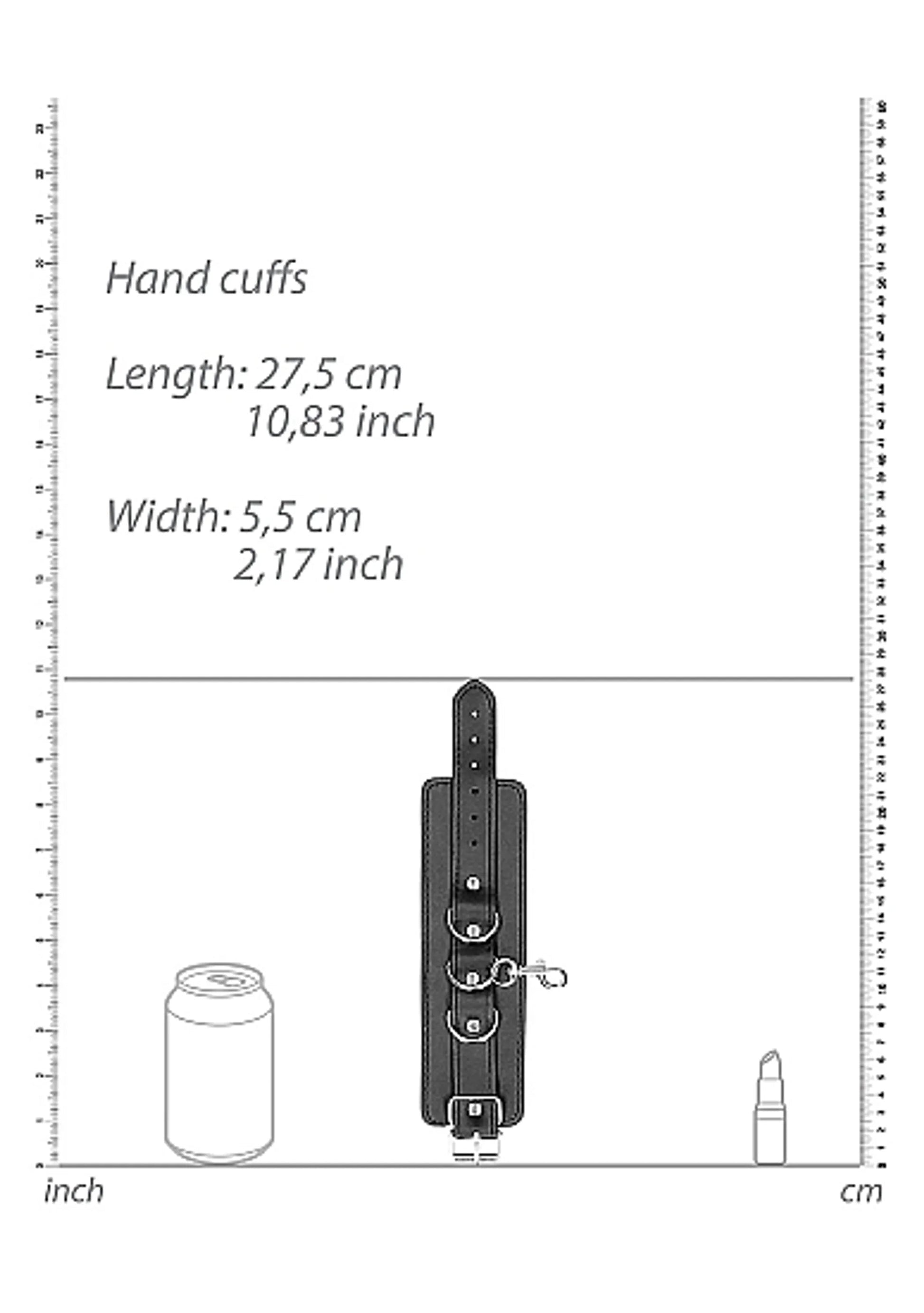 B&W Hogtie With Hand and Ankle Cuffs Bonded Leather SHOTS AMERICA