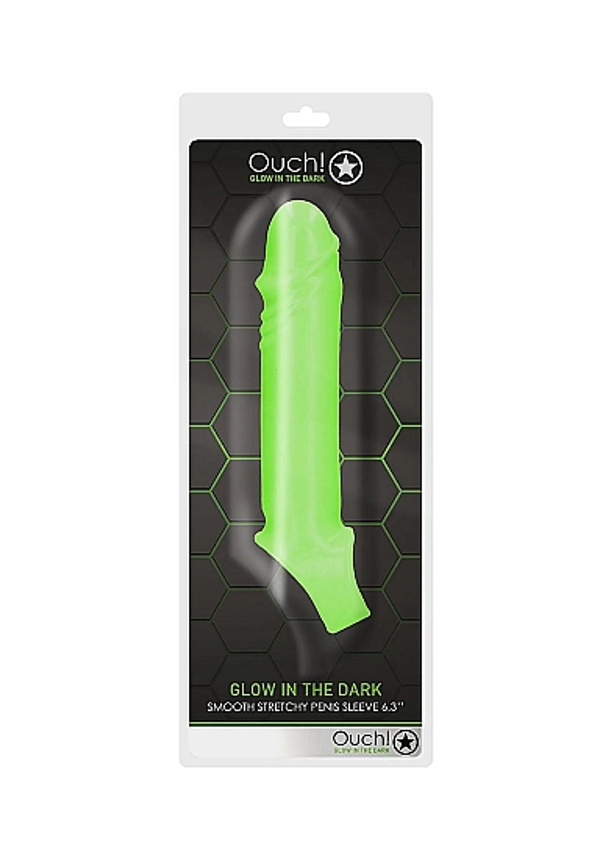 Glow Smooth Stretchy Penis Sleeve – Glow in the Dark Shots America