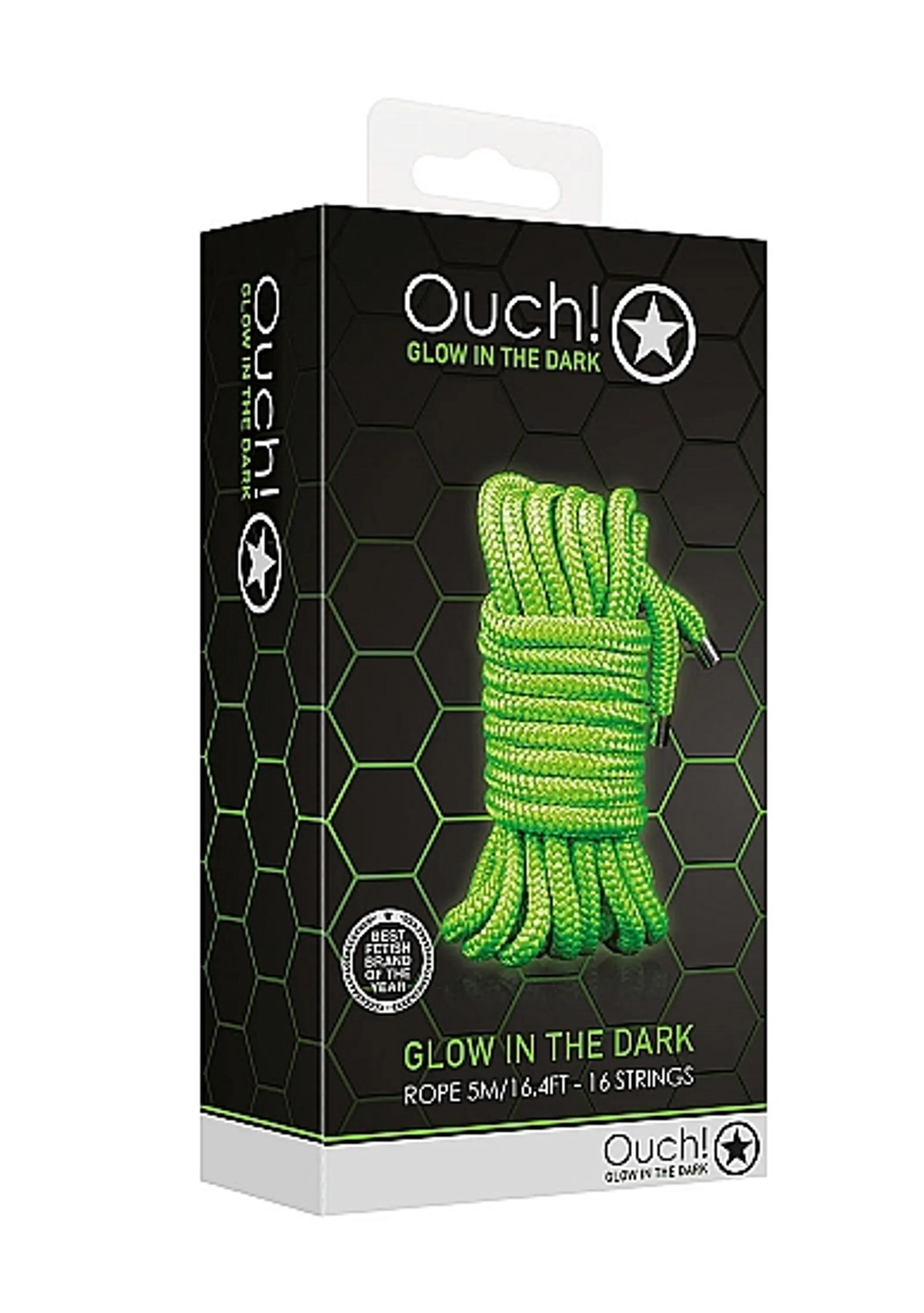 Glow Rope 5m Glow in the Dark SHOTS AMERICA