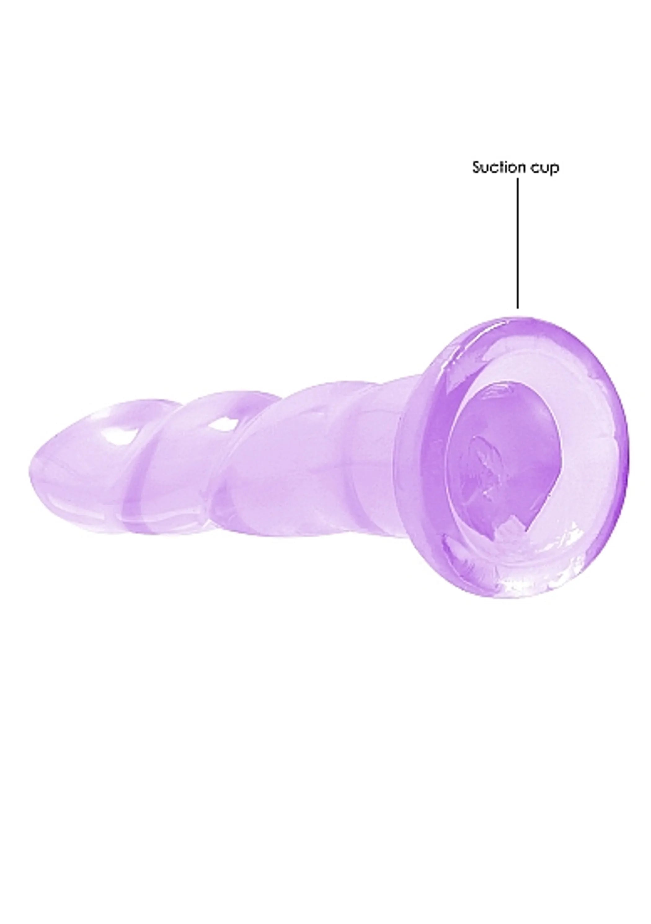 Realrock Non-Realistic Dildo with Suction Cup 7in Purple SHOTS AMERICA