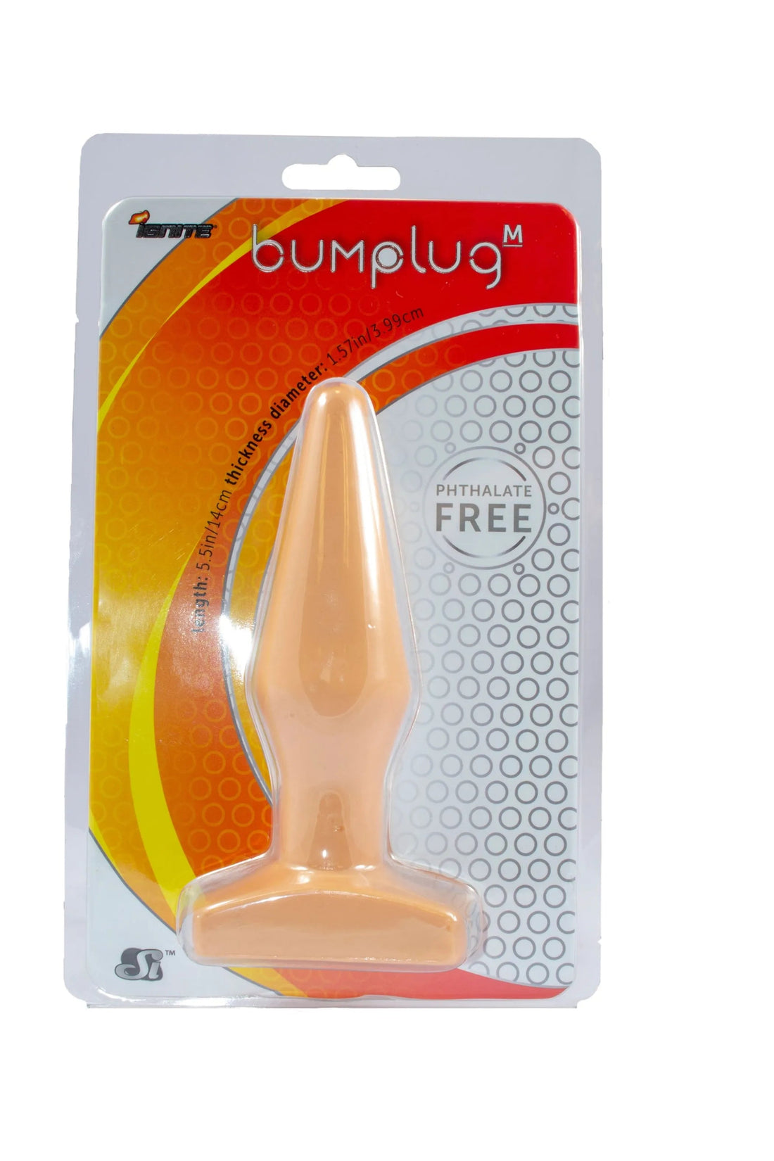 Ignite Butt Plug Vanilla Medium SI Novelties