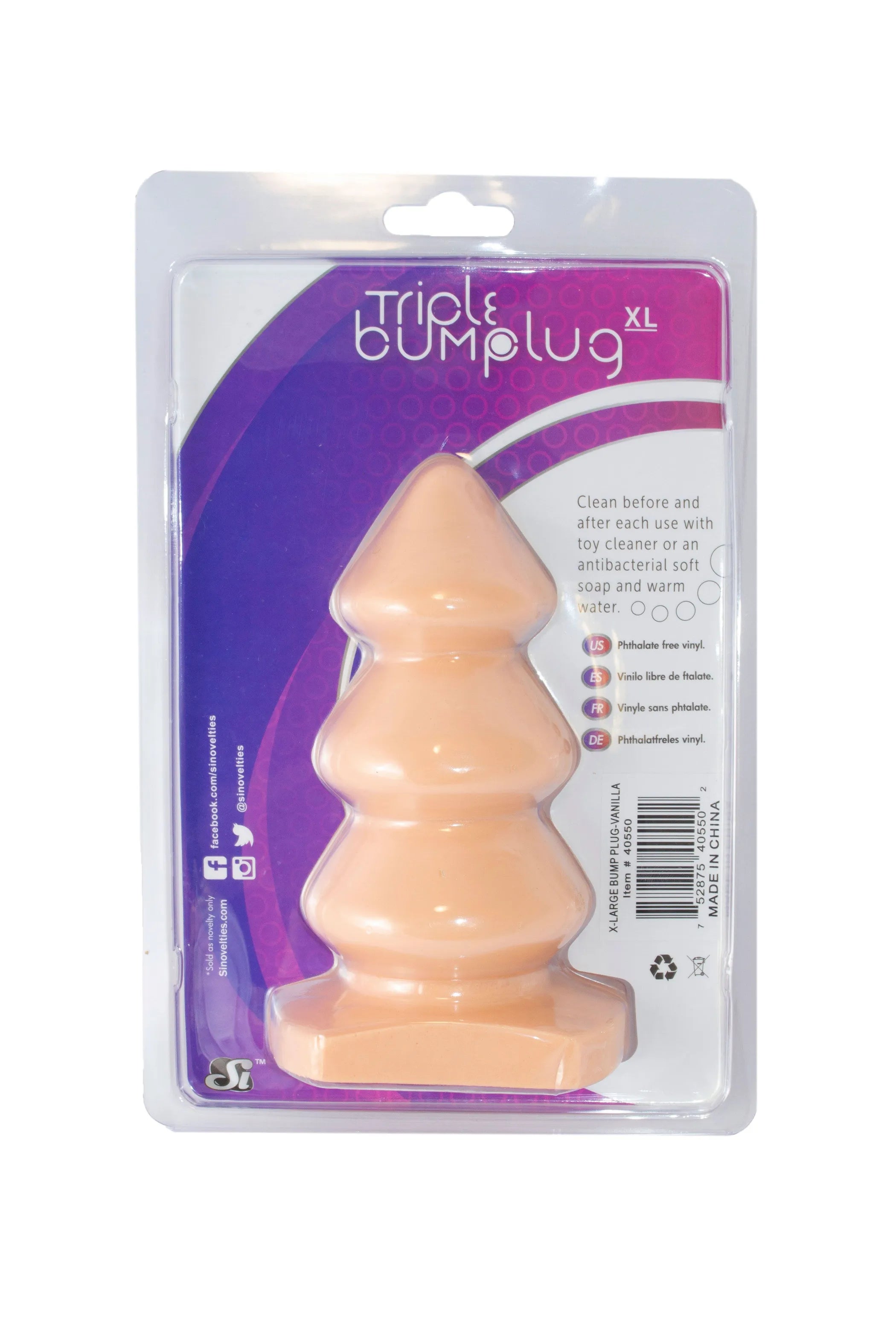 Ignite Bump Plug Flesh X Large SI Novelties