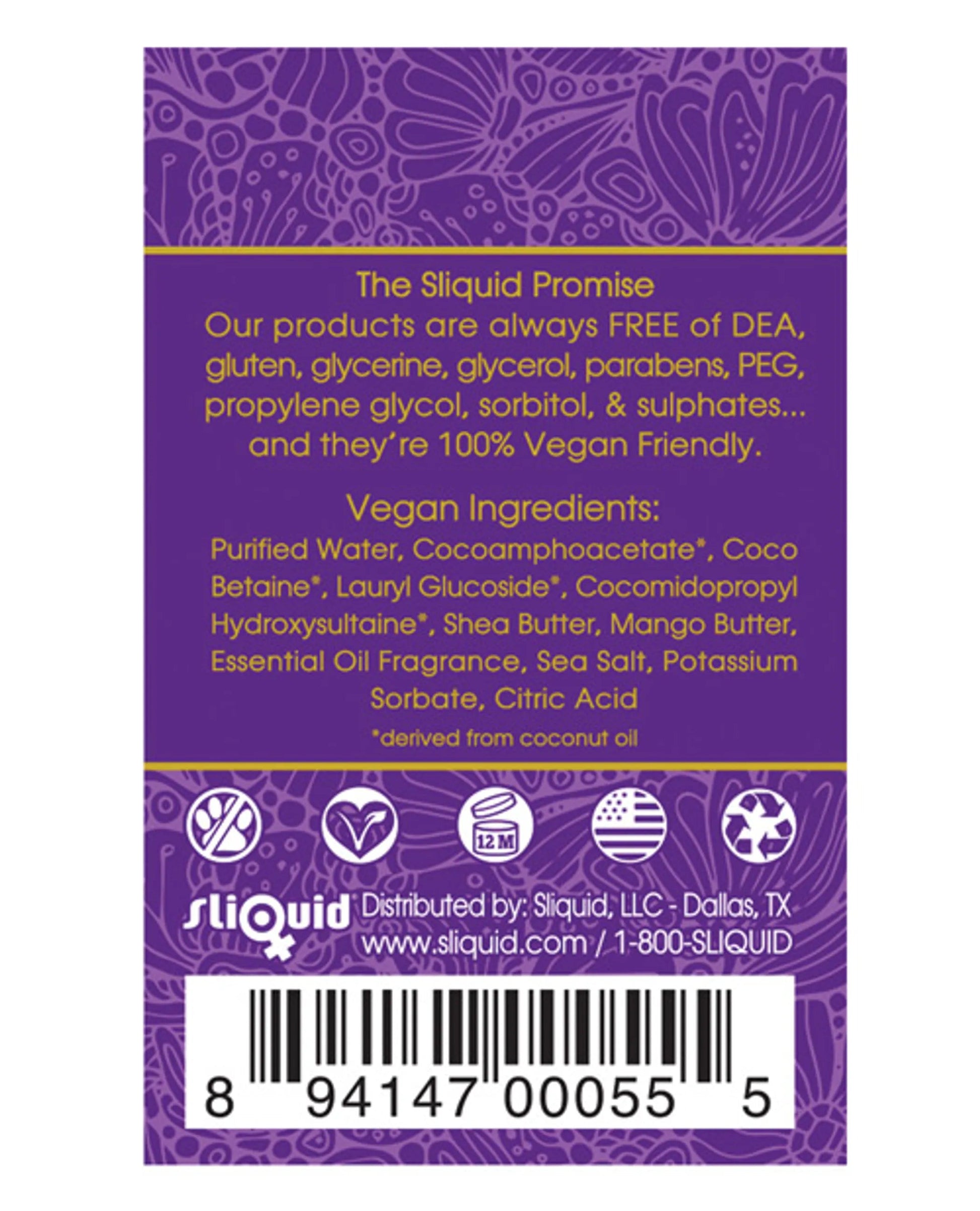 SLIQUID SOAK BUBBLE BATH LIMONCELLO 8.5 OZ SLiquid Lubricants