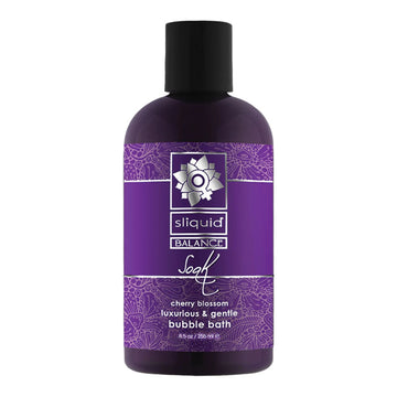 Sliquid Soak Bubble Bath Cherry Blossom 8.5 oz SLiquid Lubricants