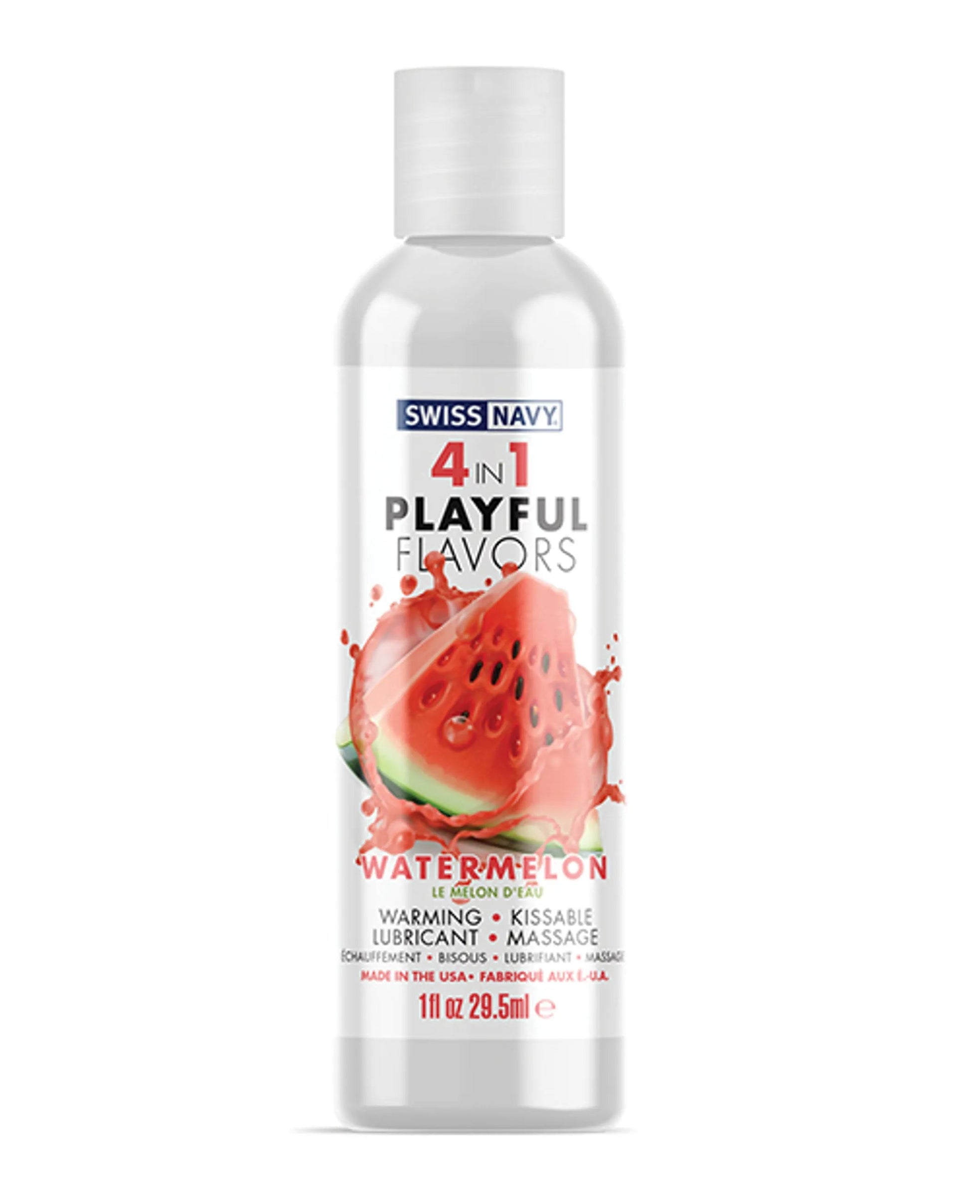 Swiss Navy 4-in-1 Playful Flavors Watermelon 1oz MD Science