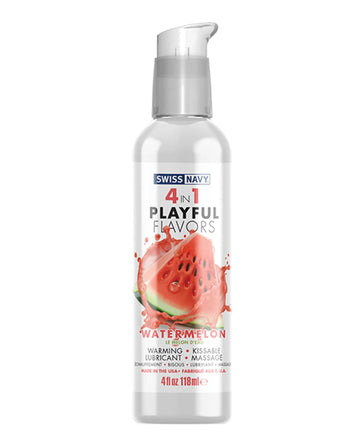 SWISS NAVY 4 IN 1 PLAYFUL FLAVORS WATERMELON 4OZ MD Science