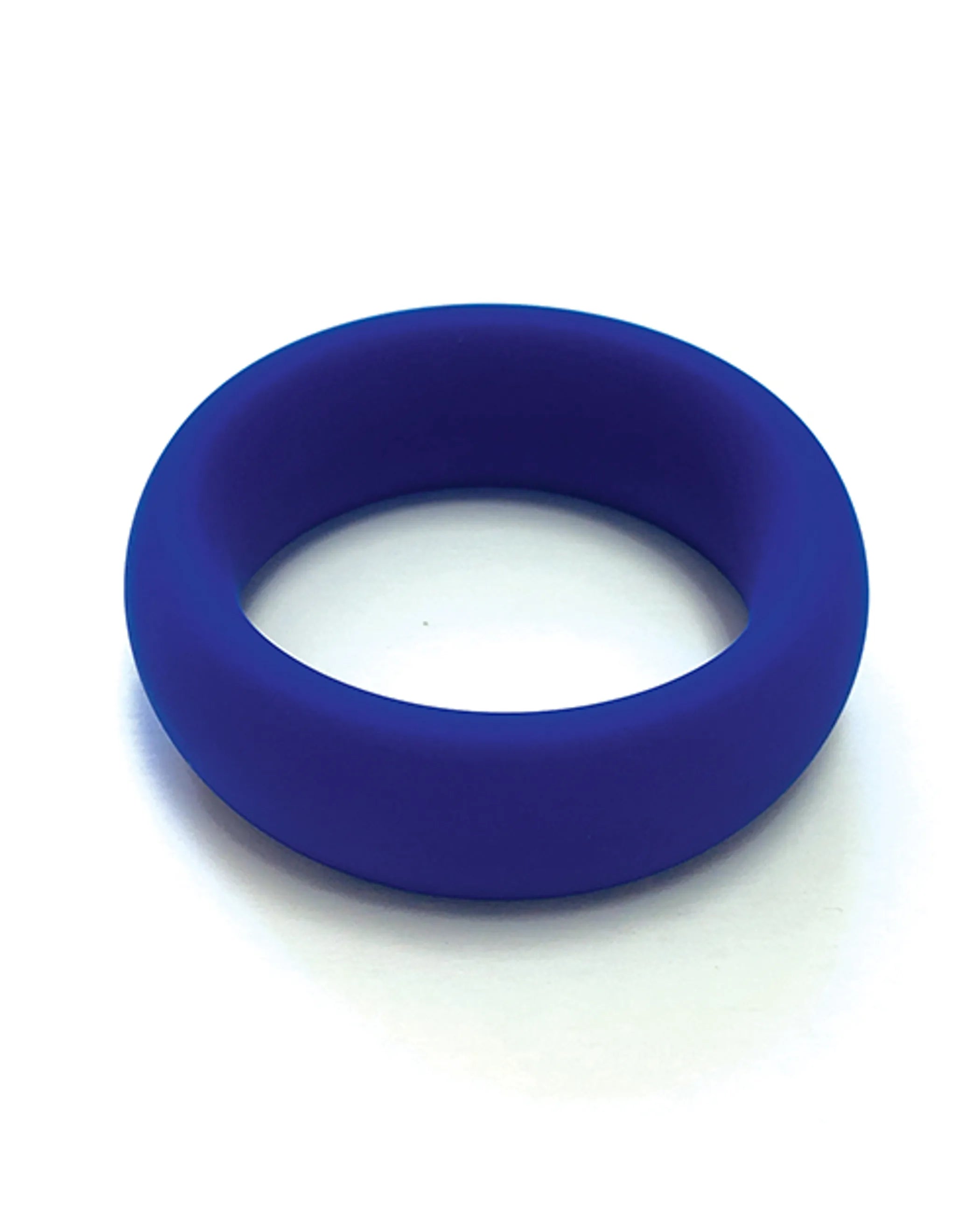 Wide Silicone Donut Ring Blue 2 Inches Spartacus