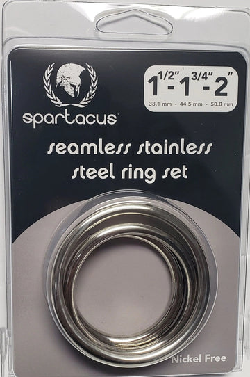 Seamless Stainless Steel C Ring Set Spartacus