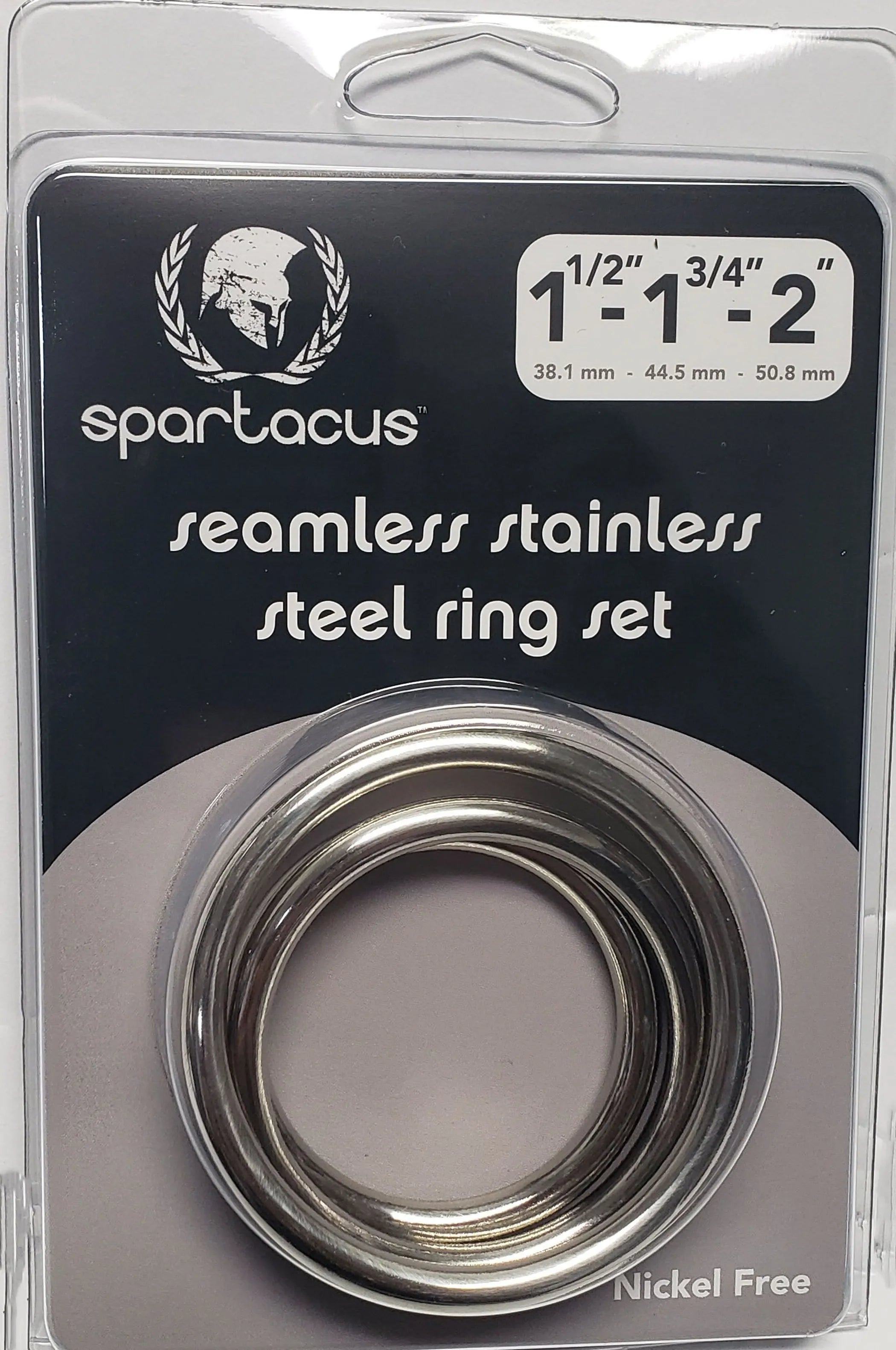 Seamless Stainless Steel C Ring Set Spartacus