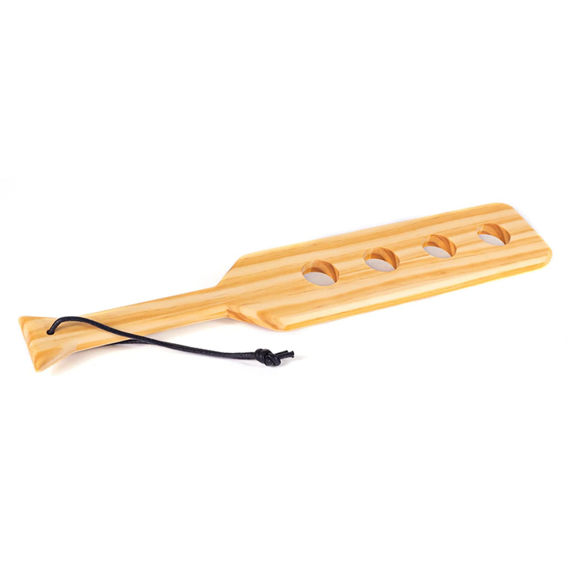 Wood Paddle 38cm With 4 Heart Holes Spartacus