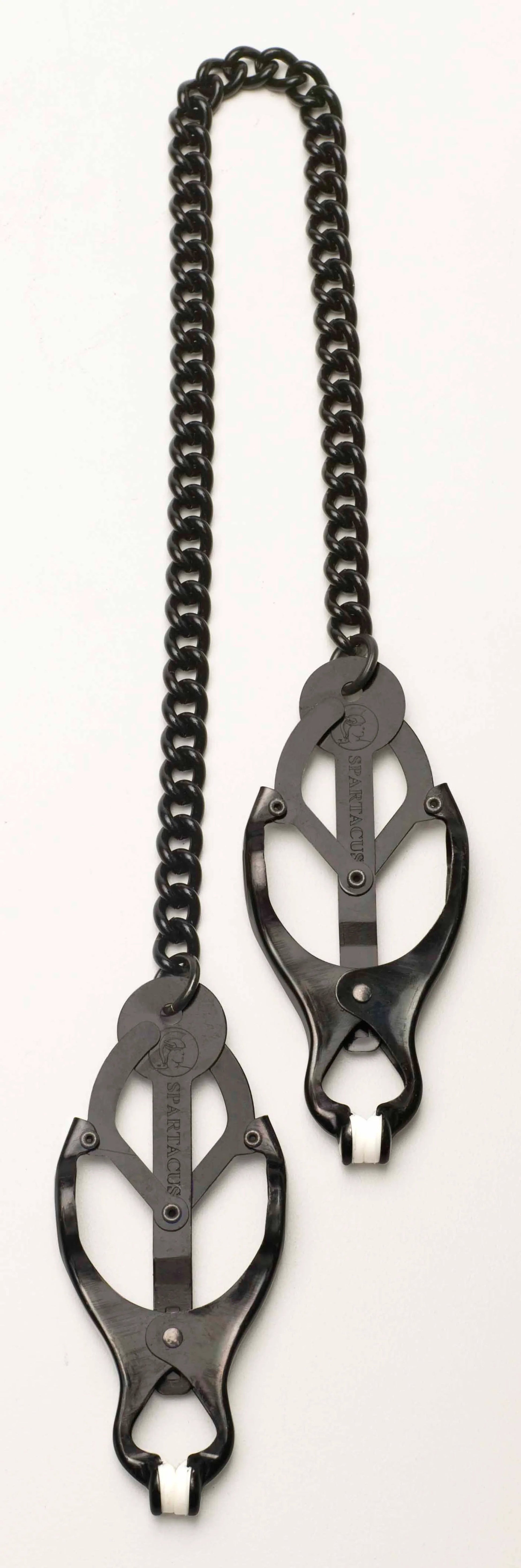 Black Butterfly Clamp With Link Chain Spartacus