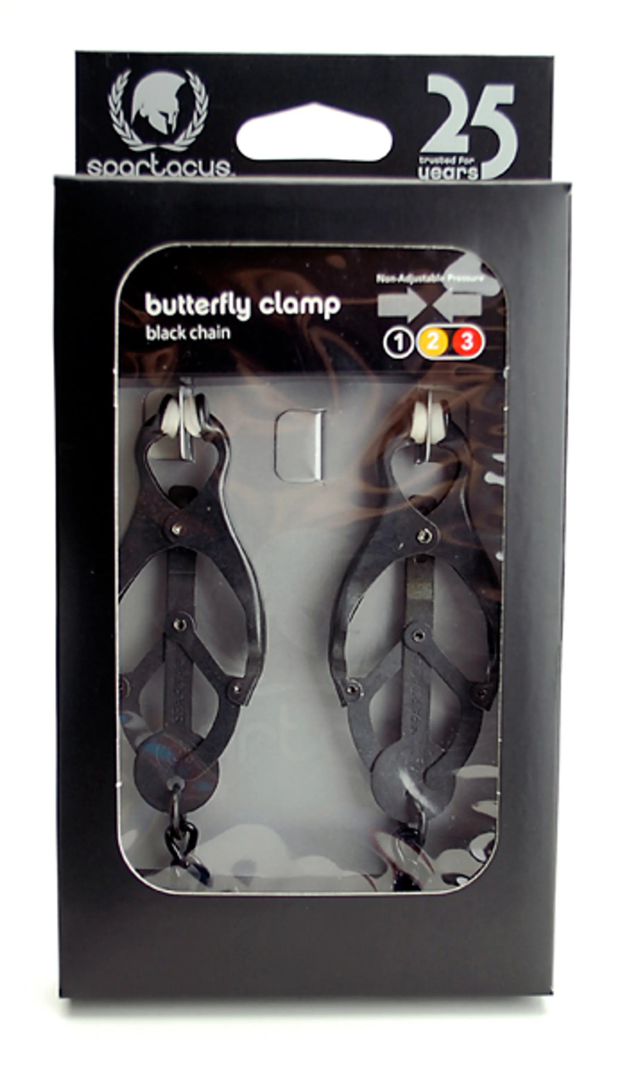 Black Butterfly Clamp With Link Chain Spartacus