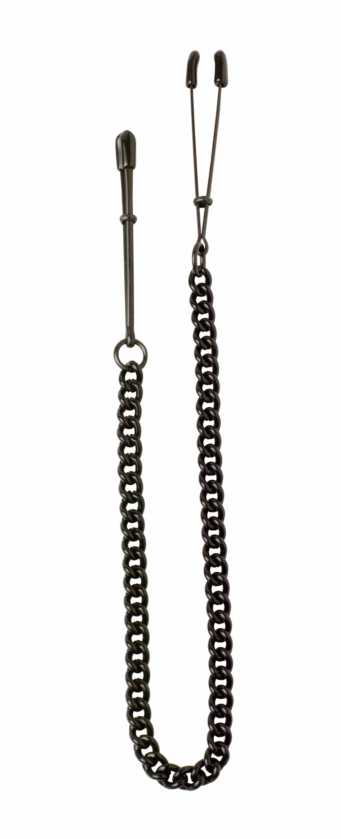 Black Tweezer Clamp with Link Chain Spartacus