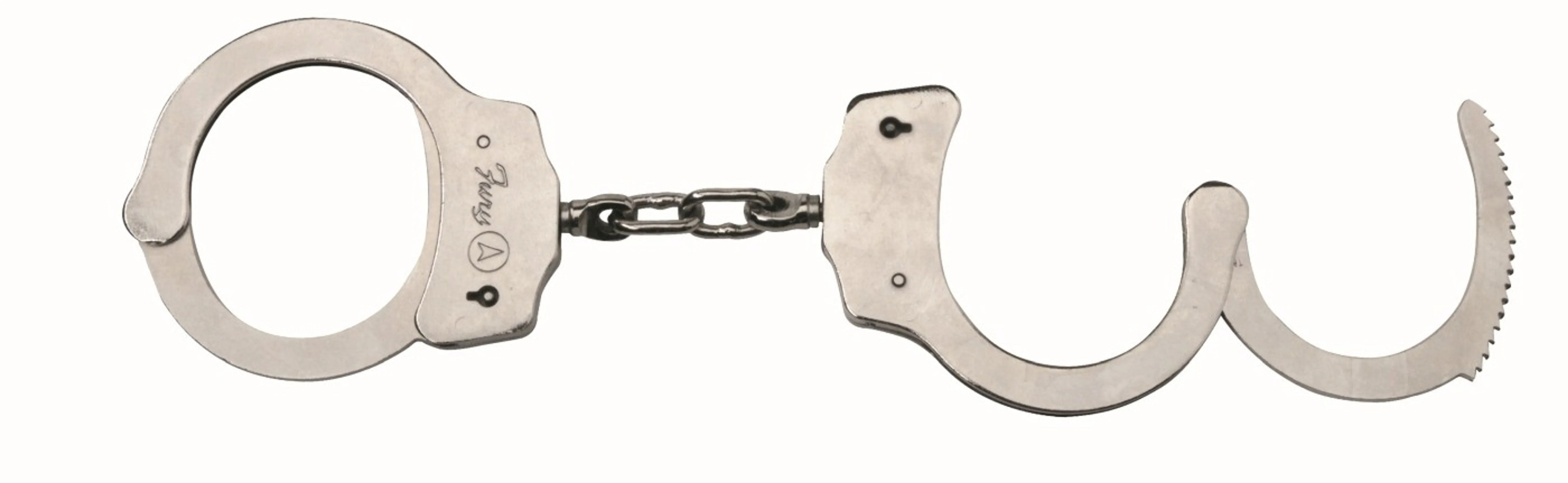 Nickel Dual Locking Handcuffs Spartacus